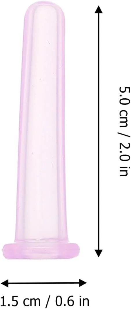 مجموعه 5 عددی کاپینگ صورت رنگارنگ Junfamilee، ابزار زیبایی ضد پیری سیلیکونی برای ماساژ صورت، چشم، گردن، پشت و بدن، مراقبت از پوست صورت