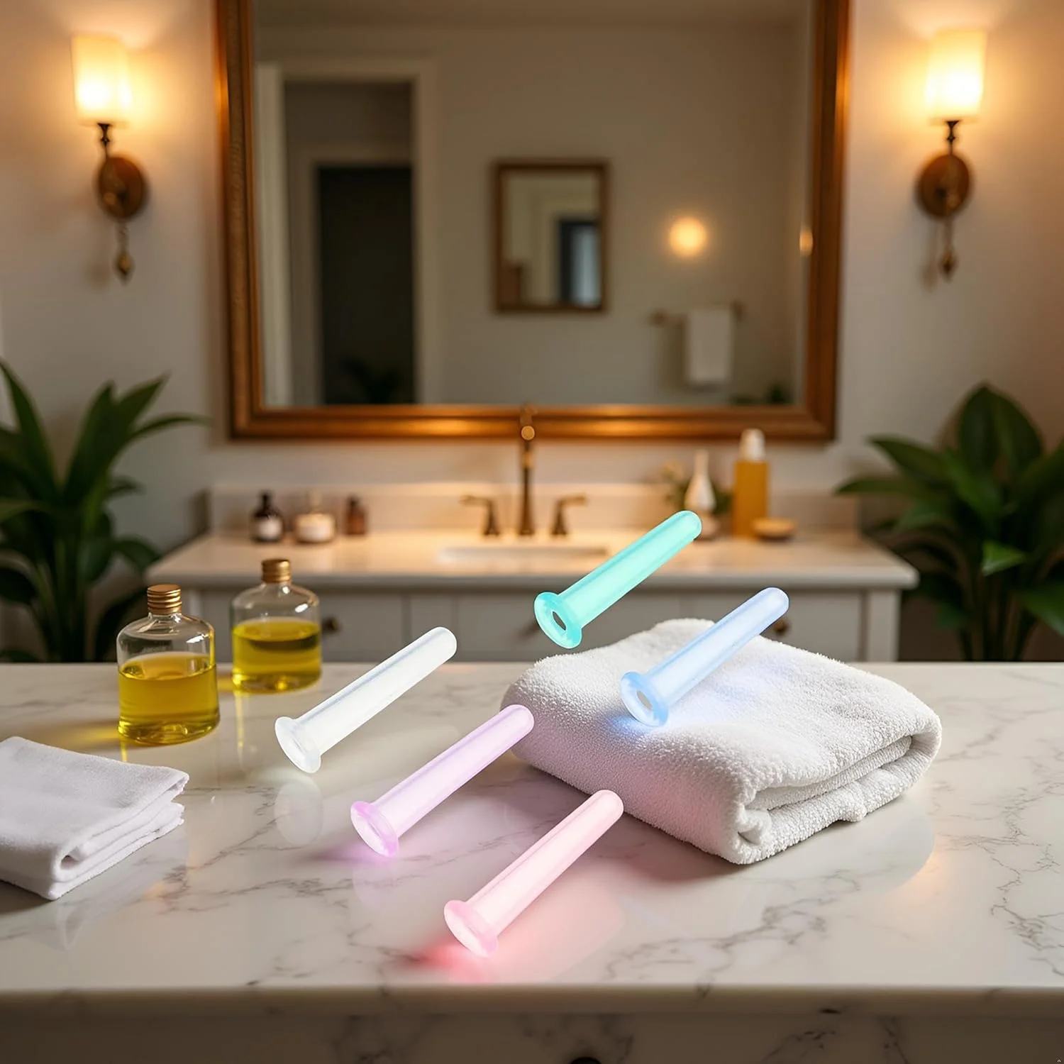 مجموعه ۵ عددی کاپینگ صورت سیلیکونی برای ماساژ ضد پیری صورت، ابزار زیبایی ضد پیری برای ماساژ صورت، چشم، گردن، پشت و بدن، مراقبت از پوست صورت