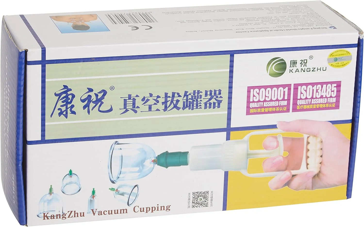 مجموعه 6 عددی لیوان حجامت مغناطیسی کانگژو، چند رنگ