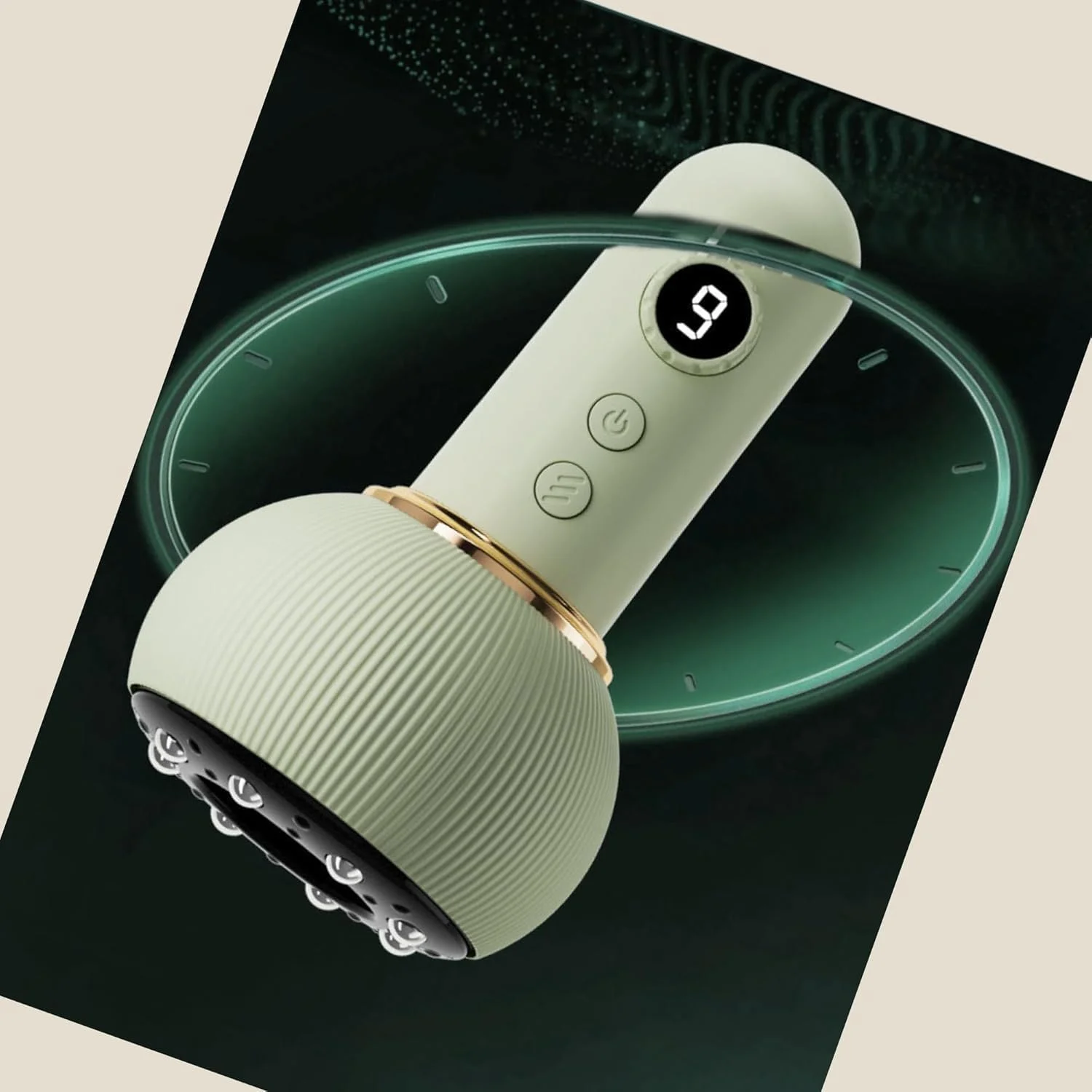 دستگاه حجامت الکتریکی، ست حجامت و مکش هوشمند، 9 حالت ماساژ، ماساژور حجامت قابل شارژ برای شانه، کمر و گردن، مناطق مختلف بدن [رنگ تصادفی]