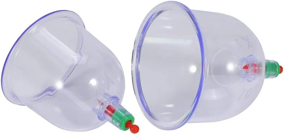 مجموعه ۱۲ عددی ماساژ پیشرفته کاپینگ، فنجان های مکش، ماساژ سیلیکونی سلولیت، طب سوزنی، وکیوم