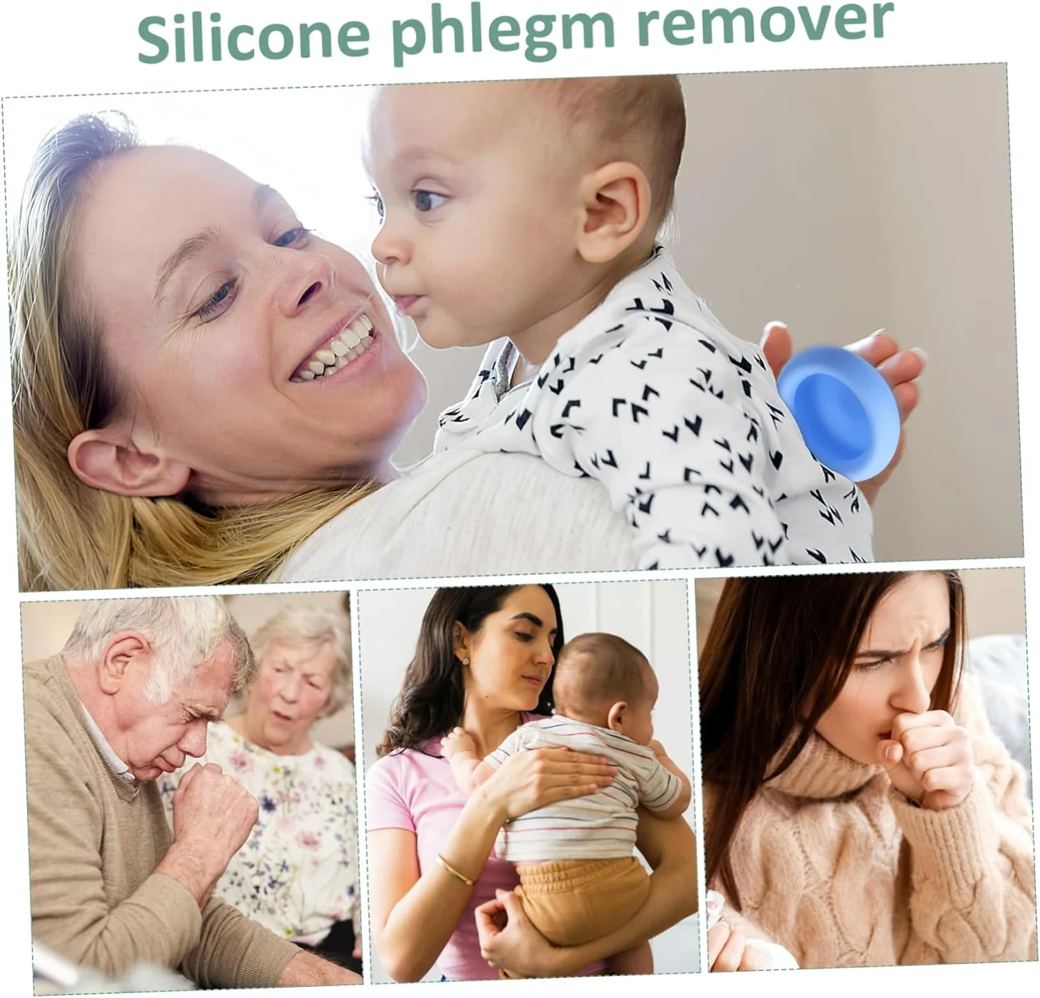 موبستک 2 عدد فنجان سیلیکونی برای خلط برداری و کمک های اولیه در خفگی، فنجان سیلیکونی کف دست، فنجان سینه کودک، فنجان های سیلیکونی برای حجامت، ژل سیلیکا برای کاهش خلط و آسفیکسی سالمندان