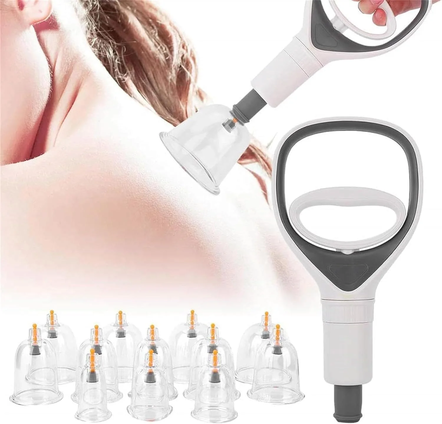 مجموعه حجامت MTTXY، مجموعه 10/12/24 فنجانی ماساژ با فنجان های مکش خلاء پمپ، حجامت فیزیکی طب سوزنی چینی، 10 فنجان مجموعه حجامت MTTXY، مجموعه 10/12/24 فنجانی ماساژ با فنجان های مکش خلاء پمپ، حجامت فیزیکی طب سوزنی چینی، 10 فنجان