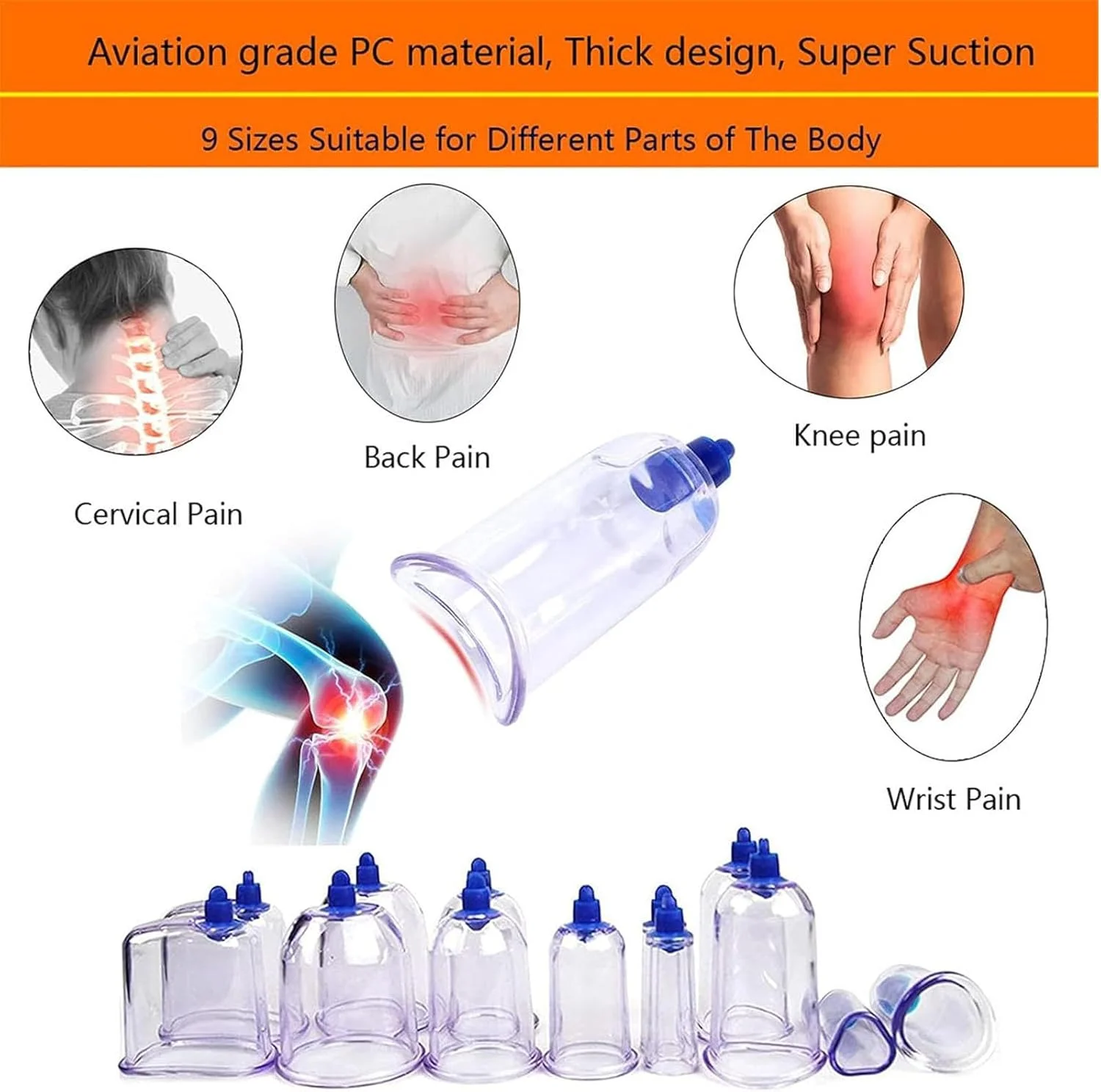 مجموعه ۱۳ عددی فنجان حجامت MTTXY، مجموعه حرفه ای حجامت ماساژ درمانی چینی، کیت حجامت خلاء کششی خانگی برای استفاده در منزل مجموعه ۱۳ عددی فنجان حجامت MTTXY، مجموعه حرفه ای حجامت ماساژ درمانی چینی، کیت حجامت خلاء کششی خانگی برای استفاده در منزل