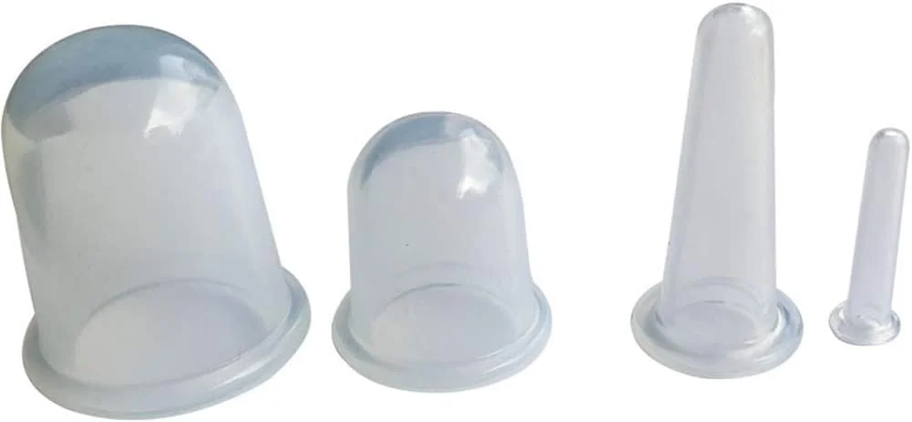 مجموعه ۴ عددی کاپینگ سیلیکونی طبیعی، لیوان های حجامت وکیوم ماساژ بدن، صورت و گردن (رنگ شفاف) مجموعه ۴ عددی کاپینگ سیلیکونی طبیعی، لیوان های حجامت وکیوم ماساژ بدن، صورت و گردن (رنگ شفاف)