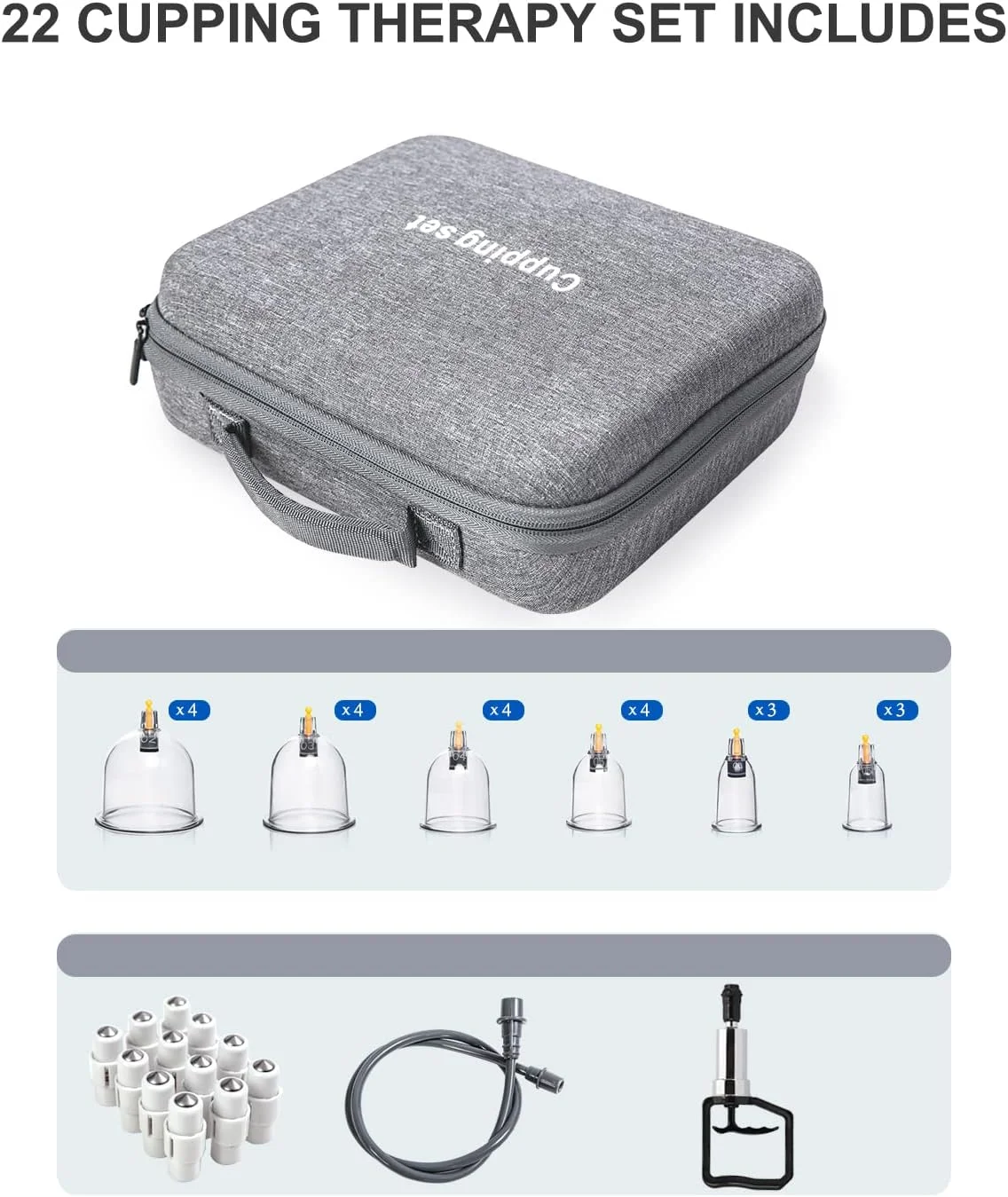 مجموعه حجامت درمانی ماساژ، ۲۲ فنجان وکیوم، رهاساز میوفاشیال، مجموعه های حجامت حرفه ای با پمپ دستی و کتابچه راهنمای دقیق، مجموعه حجامت مکشی با کیف حمل قابل حمل مجموعه حجامت درمانی ماساژ، ۲۲ فنجان وکیوم، رهاساز میوفاشیال، مجموعه های حجامت حرفه ای با پمپ دستی و کتابچه راهنمای دقیق، مجموعه حجامت مکشی با کیف حمل قابل حمل