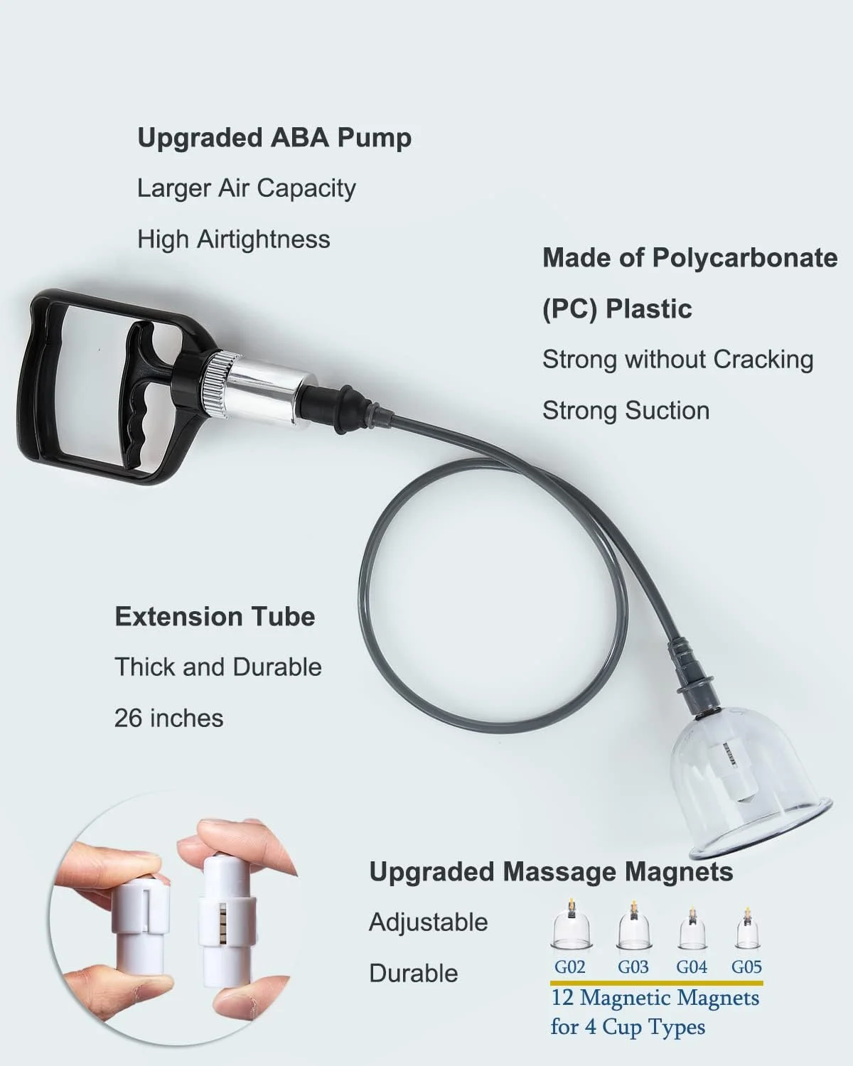 مجموعه حجامت درمانی ماساژ، ۲۲ فنجان وکیوم، رهاساز میوفاشیال، مجموعه های حجامت حرفه ای با پمپ دستی و کتابچه راهنمای دقیق، مجموعه حجامت مکشی با کیف حمل قابل حمل مجموعه حجامت درمانی ماساژ، ۲۲ فنجان وکیوم، رهاساز میوفاشیال، مجموعه های حجامت حرفه ای با پمپ دستی و کتابچه راهنمای دقیق، مجموعه حجامت مکشی با کیف حمل قابل حمل