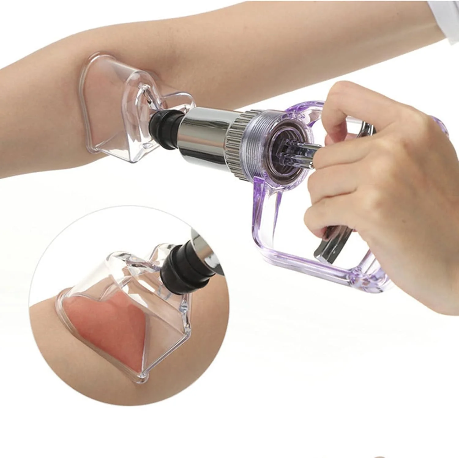 مجموعه لوازم حجامت PEHUB، مجموعه ۴ فنجانی حجامت چینی برای ماساژ صورت و بدن، ماساژ طب سوزنی، کیت قوطی های حجامت مجموعه لوازم حجامت PEHUB، مجموعه ۴ فنجانی حجامت چینی برای ماساژ صورت و بدن، ماساژ طب سوزنی، کیت قوطی های حجامت