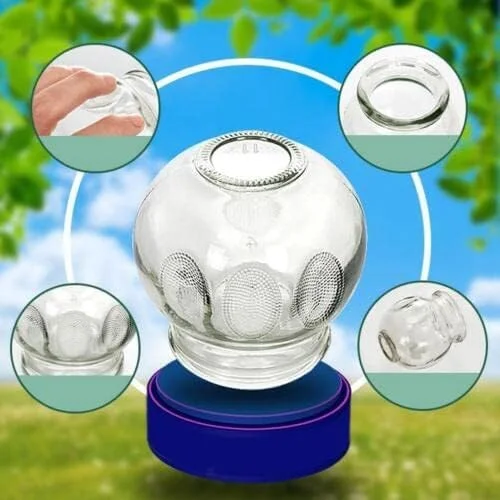 مجموعه حرفه ای لیوان حجامت شیشه ای سایز شماره 5 (8 عدد در هر ست) مجموعه حرفه ای لیوان حجامت شیشه ای سایز شماره 5 (8 عدد در هر ست)