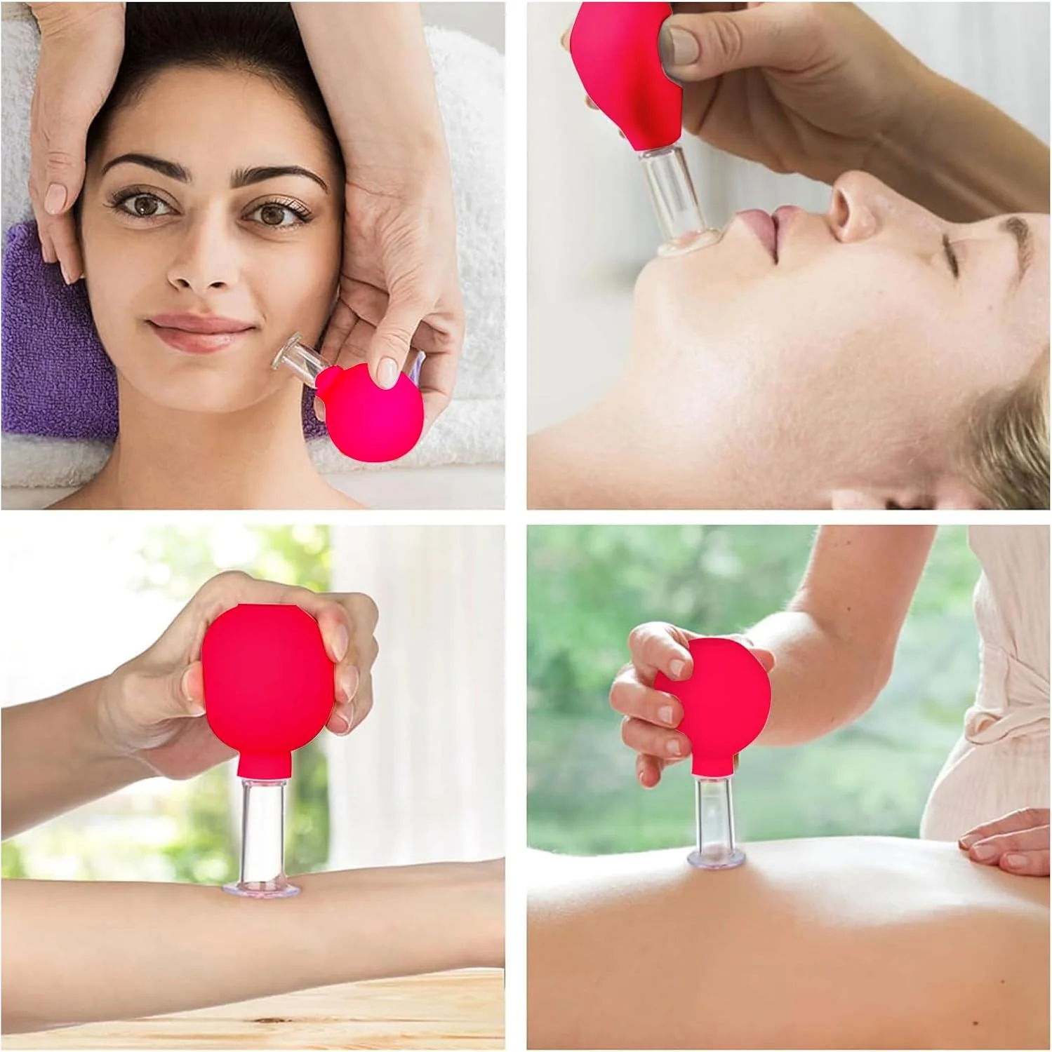 مجموعه کاپینگ صورت، ماساژ صورت 4 تکه، ابزار مراقبت از پوست، لیوان های کاپینگ، کاپینگ فیزیوتراپی پلاستیکی با توپ سیلیکونی، سفت کننده پوست، کاهش چین و چروک، سم زدایی، تحریک جریان لنفاوی مجموعه کاپینگ صورت، ماساژ صورت 4 تکه، ابزار مراقبت از پوست، لیوان های کاپینگ، کاپینگ فیزیوتراپی پلاستیکی با توپ سیلیکونی، سفت کننده پوست، کاهش چین و چروک، سم زدایی، تحریک جریان لنفاوی