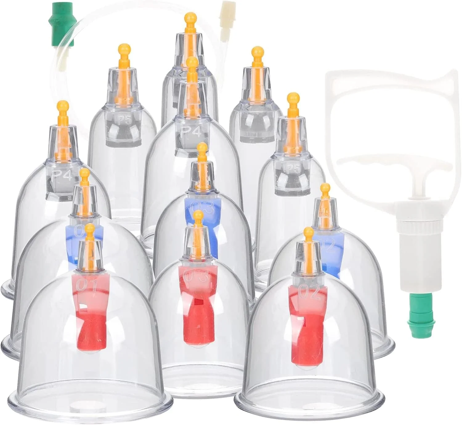 مجموعه حجامت حرفه ای فنجان های خلاء چند سایز با پمپ دستی مجموعه حجامت ماساژ برای متخصصان ماساژ و استفاده خانگی مجموعه حجامت حرفه ای فنجان های خلاء چند سایز با پمپ دستی مجموعه حجامت ماساژ برای متخصصان ماساژ و استفاده خانگی