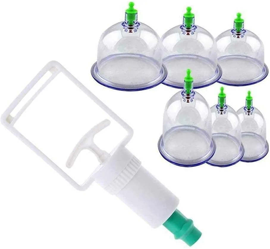 مجموعه 6 عددی فنجان حجامت، طب سوزنی و ماساژ PrePsto، ابزار مکش خلاء، ماساژور ریلکسی بدن، پمپ های مکش مجموعه 6 عددی فنجان حجامت، طب سوزنی و ماساژ PrePsto، ابزار مکش خلاء، ماساژور ریلکسی بدن، پمپ های مکش