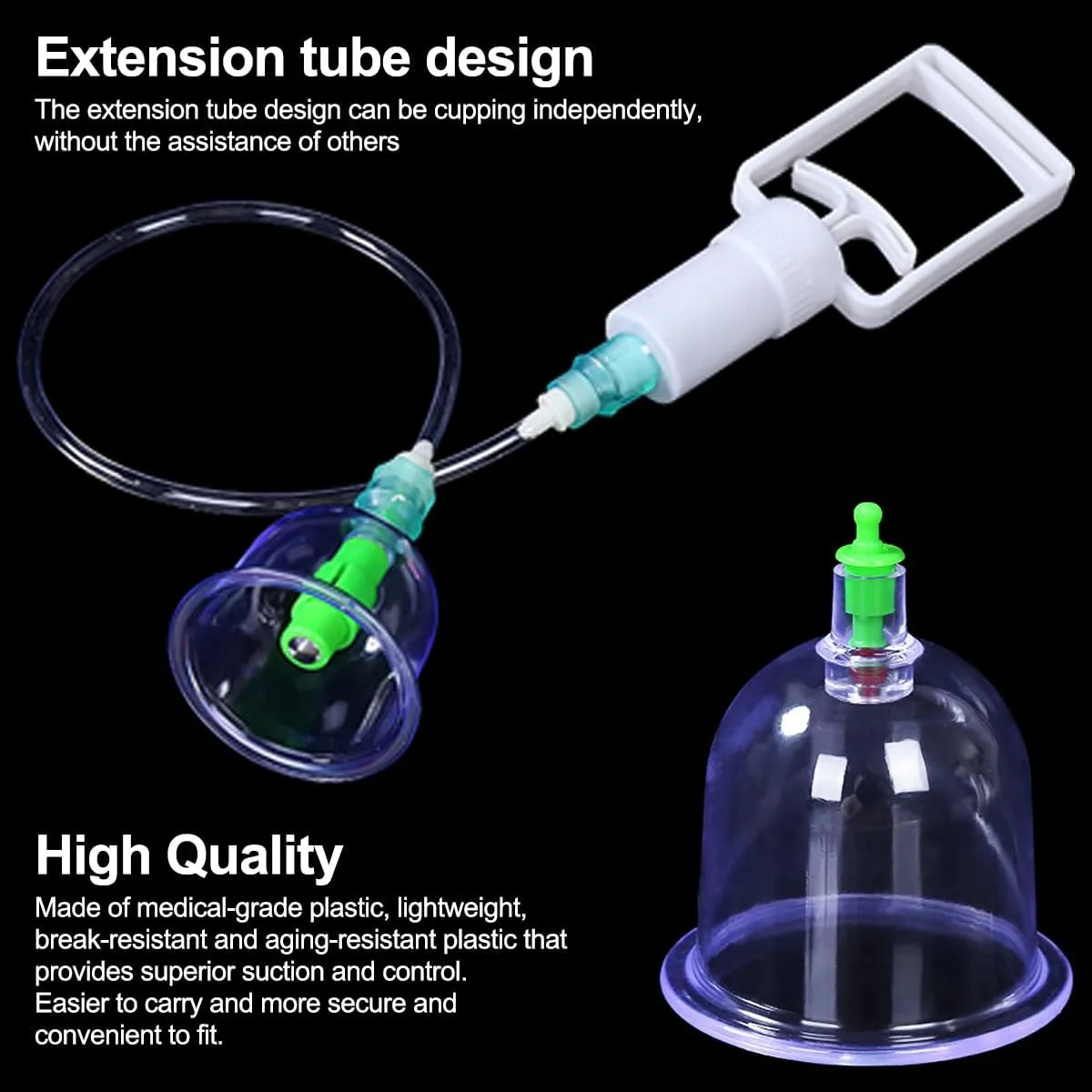 مجموعه حرفه ای لیوان حجامت - لیوان های حجامت با پمپ خلاء - حجامت پزشکی با کیفیت بالا با آهنرباهای درمانی - لیوان حجامت حرفه ای برای رفع تنش و سلولیت برای درمان فاسیا مجموعه حرفه ای لیوان حجامت - لیوان های حجامت با پمپ خلاء - حجامت پزشکی با کیفیت بالا با آهنرباهای درمانی - لیوان حجامت حرفه ای برای رفع تنش و سلولیت برای درمان فاسیا