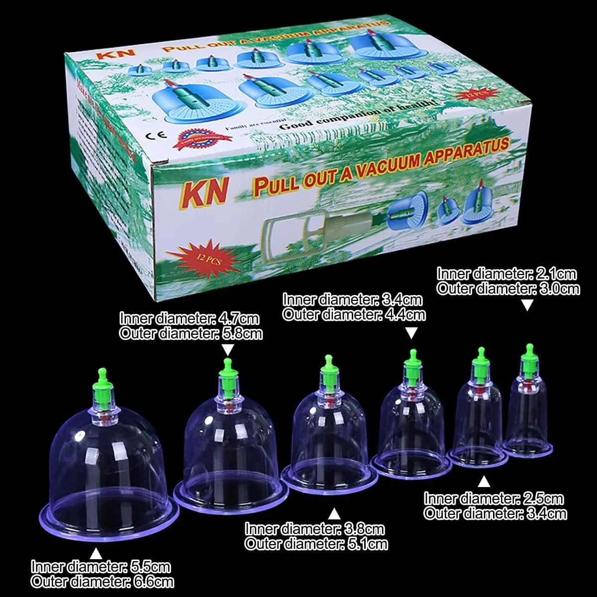 مجموعه حرفه ای لیوان حجامت - لیوان های حجامت با پمپ خلاء - حجامت پزشکی با کیفیت بالا با آهنرباهای درمانی - لیوان حجامت حرفه ای برای رفع تنش و سلولیت برای درمان فاسیا مجموعه حرفه ای لیوان حجامت - لیوان های حجامت با پمپ خلاء - حجامت پزشکی با کیفیت بالا با آهنرباهای درمانی - لیوان حجامت حرفه ای برای رفع تنش و سلولیت برای درمان فاسیا