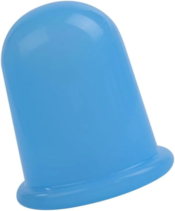 ست دو عددی ماساژ سیلیکونی سارینی، مناسب برای بدن و صورت، جهت سلامتی، زیبایی، رفع تنش عضلانی و درد (آبی)