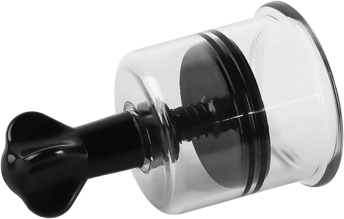 ست حجامت دو عددی سارینی، دستگاه حجامت مکشی چرخشی، فنجان های درمانی قابل تنظیم برای درمان کمر، گردن، شانه و بدن (مشکی)