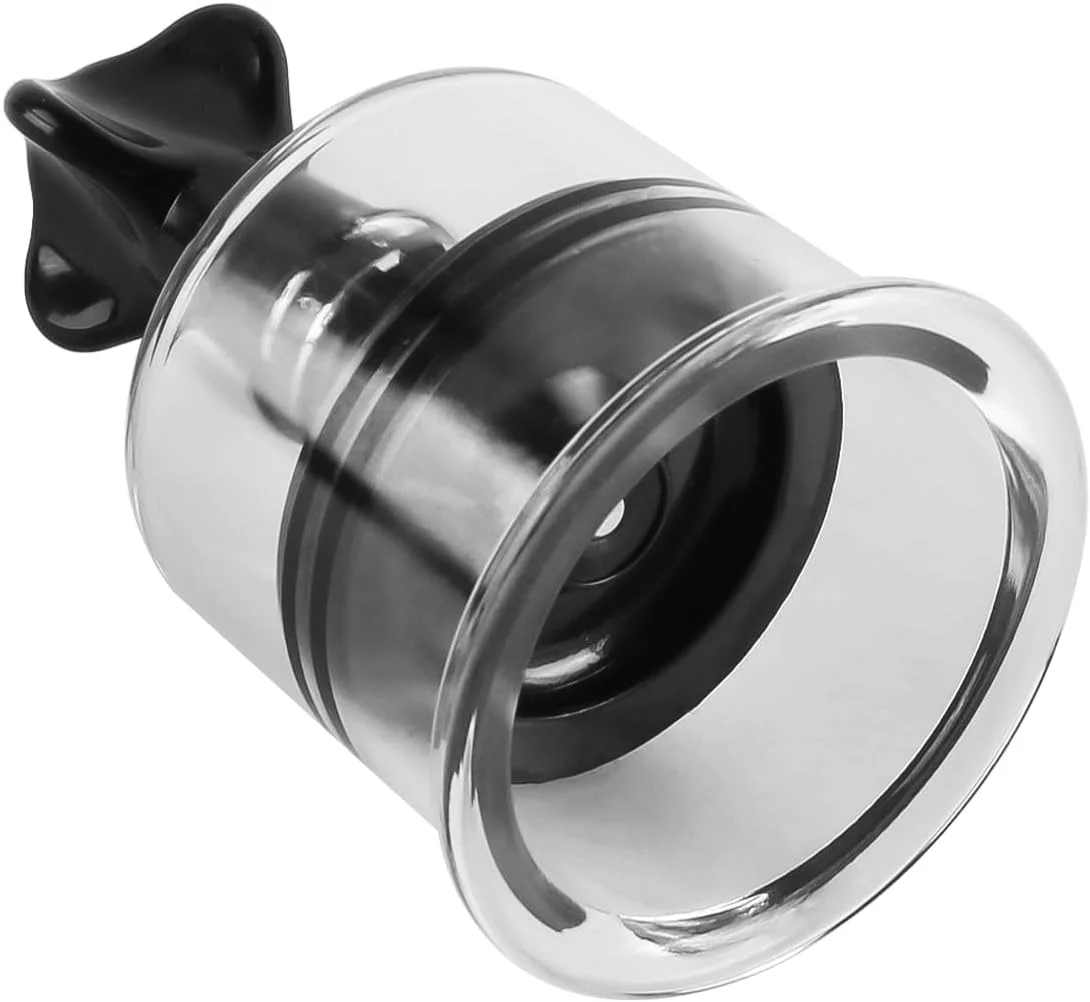 ست حجامت دو عددی سارینی، دستگاه حجامت مکشی چرخشی، فنجان های درمانی قابل تنظیم برای درمان کمر، گردن، شانه و بدن (مشکی)