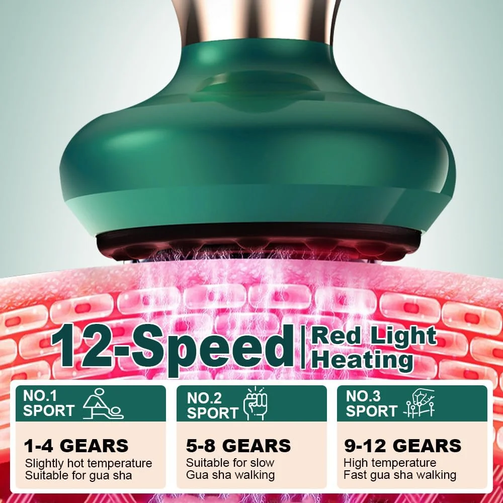 ماساژور الکتریکی حجامت SGZIOO، دستگاه حجامت الکتریکی، بی سیم با 12 دنده و 4 حالت، ماساژور خلاء نور قرمز برای شکم، گردن، پا، باسن، بازو ماساژور الکتریکی حجامت SGZIOO، دستگاه حجامت الکتریکی، بی سیم با 12 دنده و 4 حالت، ماساژور خلاء نور قرمز برای شکم، گردن، پا، باسن، بازو