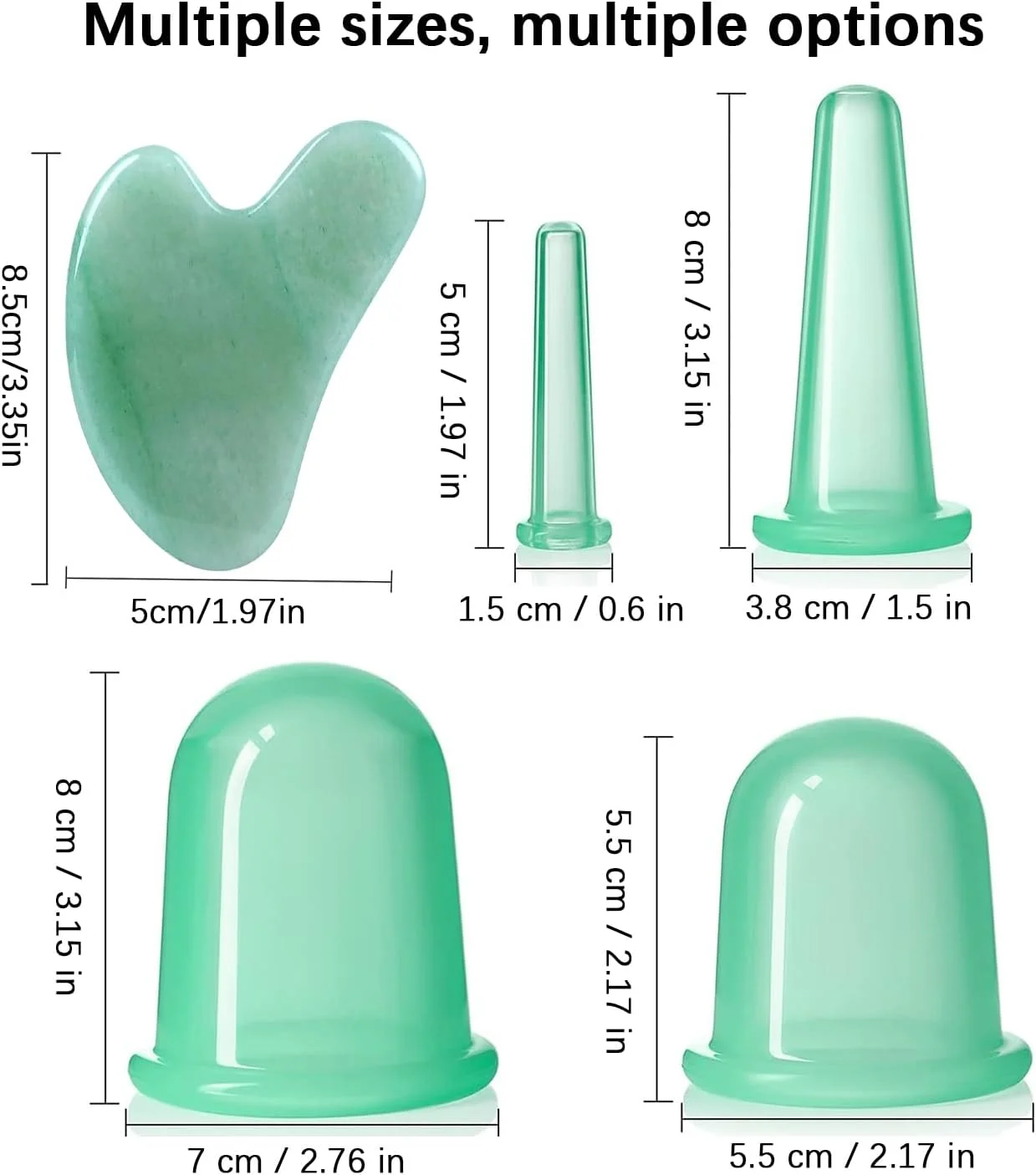 ست های حجامت Loucky و ابزار صورت Gua Sha، ست حجامت سیلیکونی و سنگ آونتورین Gua Sha، ماساژ ضد سلولیت، حجامت برای مراقبت طبیعی از پوست، پف کردگی، حجیم کردن لب (سبز) ست های حجامت Loucky و ابزار صورت Gua Sha، ست حجامت سیلیکونی و سنگ آونتورین Gua Sha، ماساژ ضد سلولیت، حجامت برای مراقبت طبیعی از پوست، پف کردگی، حجیم کردن لب (سبز)