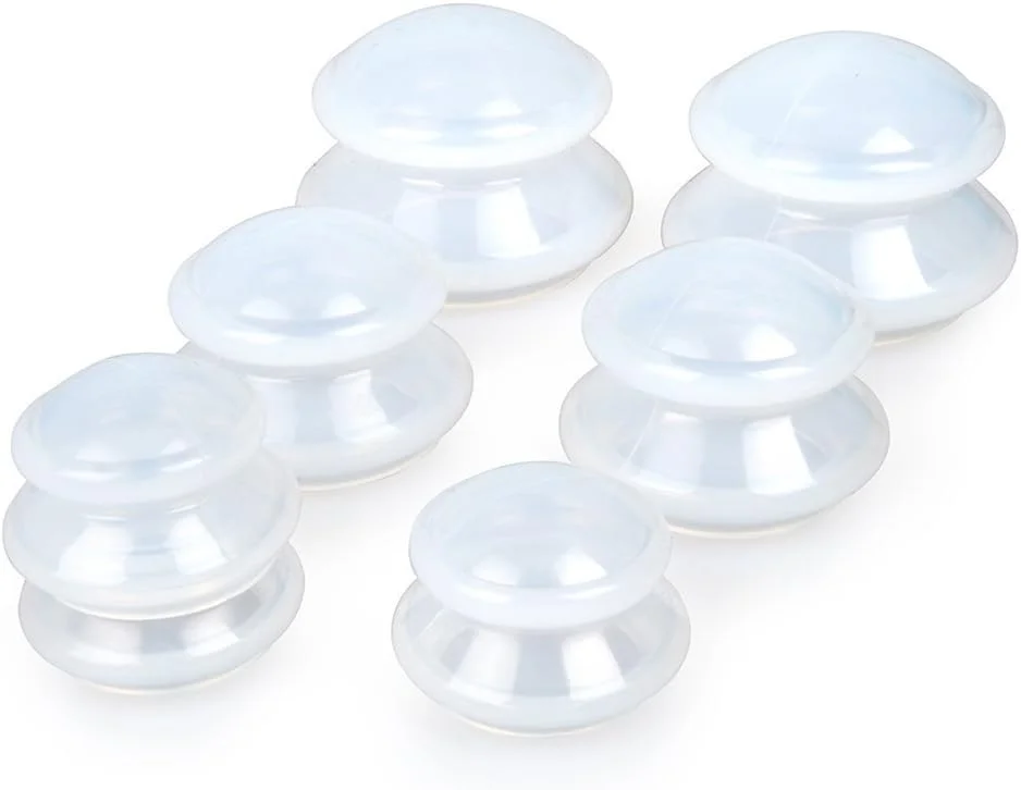 ست فنجان های ماساژ درمانی سیلیکونی اسپا خانگی برای تسکین درد و گرفتگی عضلات