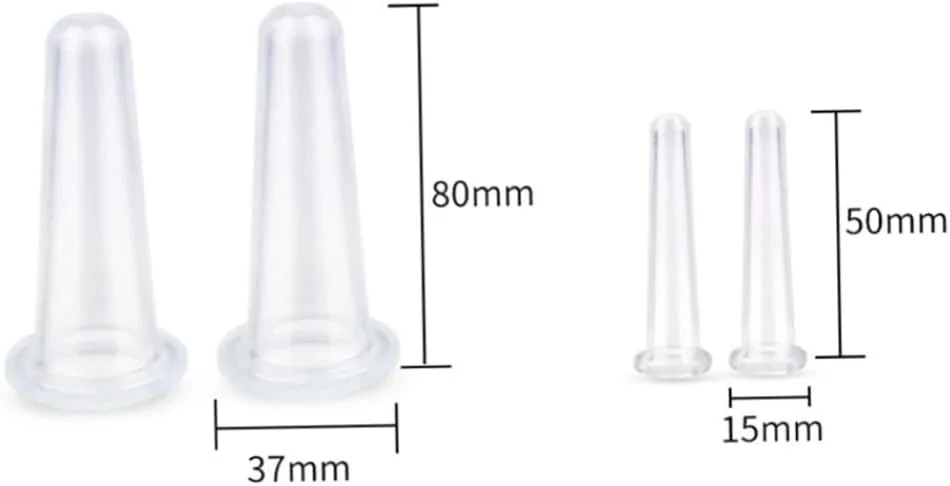 ست ماساژ صورت سیلیکونی، 4 عددی، لیوان ماساژ خلاء، ابزار زیبایی مراقبت از پوست طبیعی ضد چروک و ضد پیری (سفید) ست ماساژ صورت سیلیکونی، 4 عددی، لیوان ماساژ خلاء، ابزار زیبایی مراقبت از پوست طبیعی ضد چروک و ضد پیری (سفید)