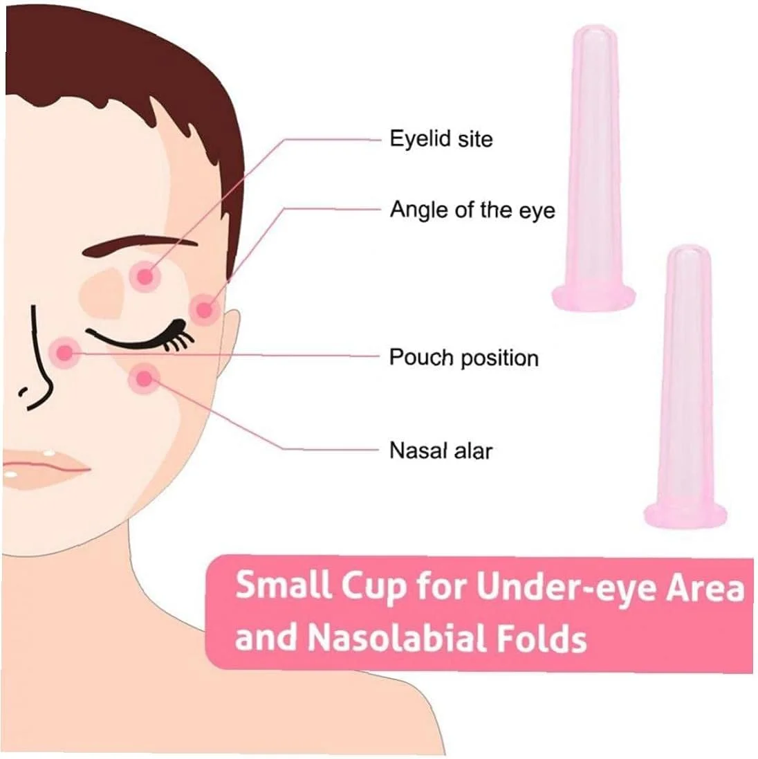 مجموعه ماساژ صورت سیلیکونی، کیت ماساژ صورت و چشم، فنجان ماساژ خلاء، ابزار زیبایی مراقبت از پوست طبیعی (صورتی)، محصولات سلامت 4 عددی مجموعه ماساژ صورت سیلیکونی، کیت ماساژ صورت و چشم، فنجان ماساژ خلاء، ابزار زیبایی مراقبت از پوست طبیعی (صورتی)، محصولات سلامت 4 عددی