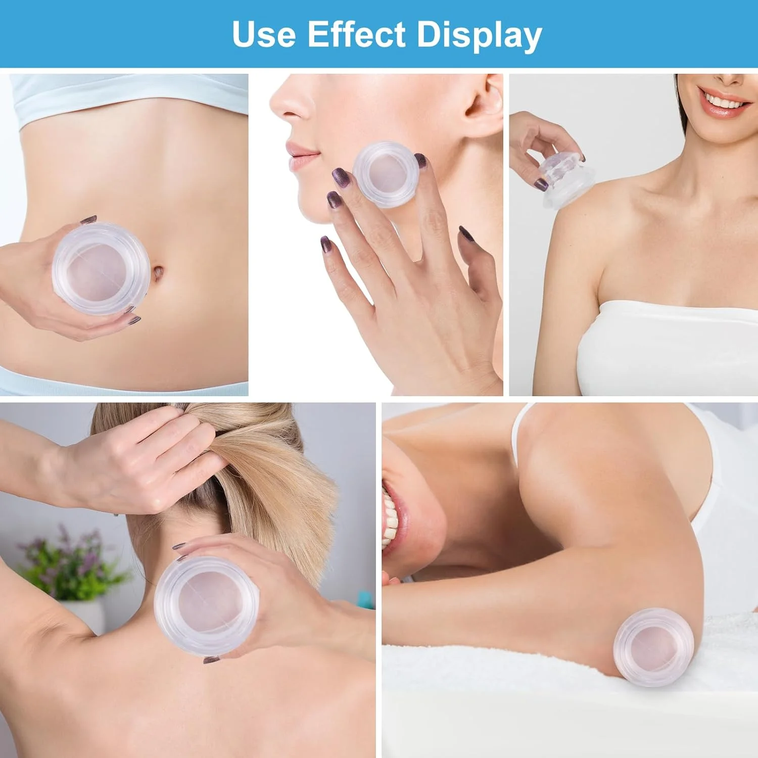 مجموعه کاپینگ سیلیکونی، فنجان های ماساژ حرفه ای برای استودیو و منزل، فنجان های ماساژ چینی برای کاهش سلولیت، کیت کاپینگ، ماساژور کاپینگ میوفاشیال درد عضلات و مفاصل