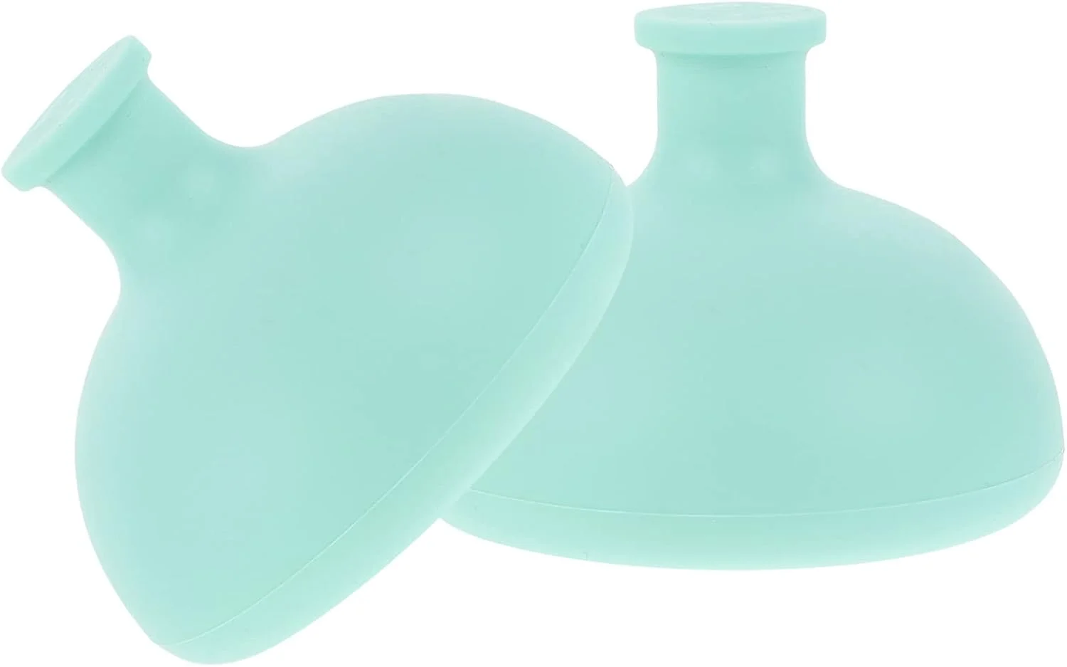 دو عدد کاپ سیلیکونی ضربه ای کف دست برای قفسه سینه، کاپ فیزیوتراپی قفسه سینه، درام فشار، درمان ماساژ برای خلط