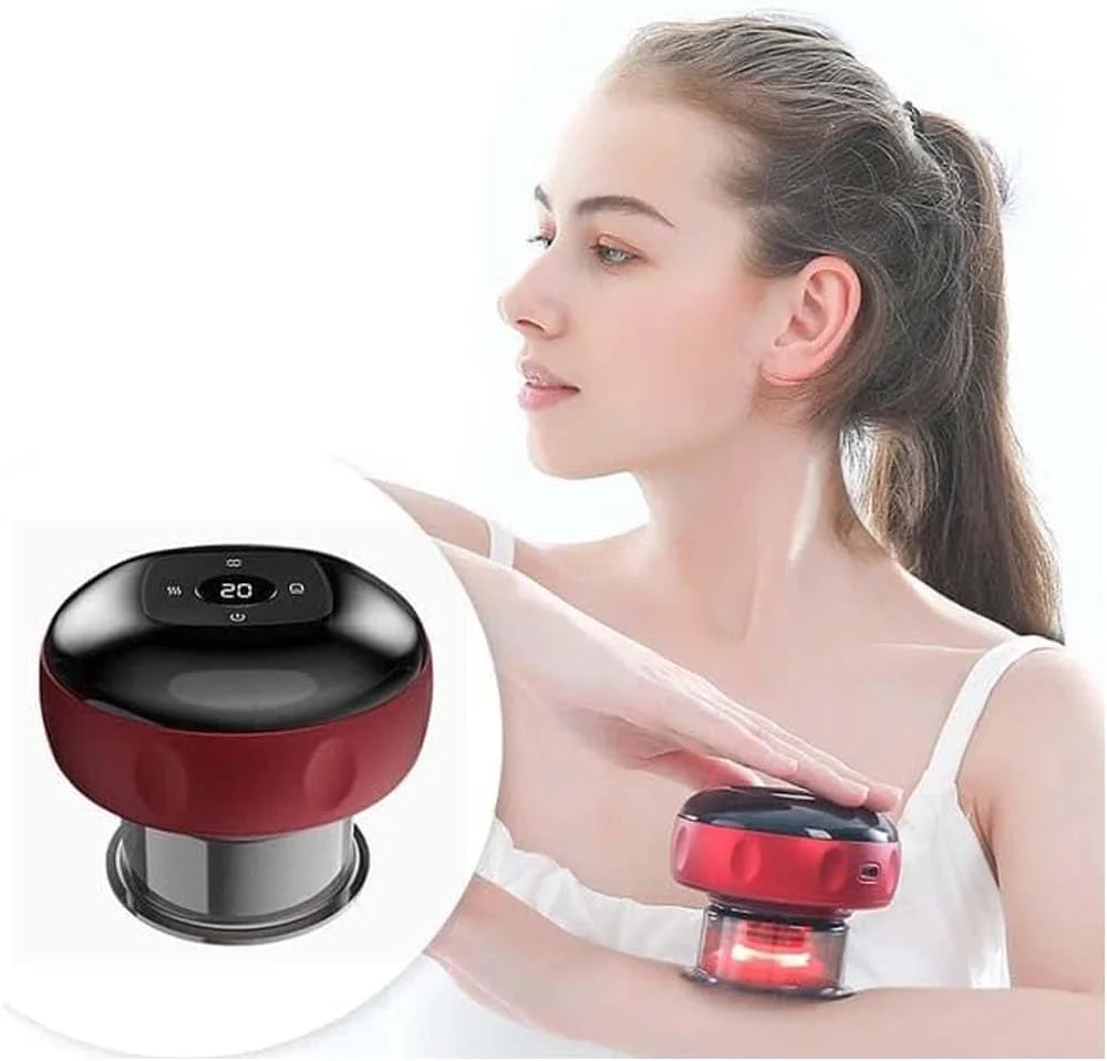 دستگاه کاپینگ برقی هوشمند – 5 حالت ماساژ با گرما درمانی | ماساژور وکیوم کل بدن برای تسکین درد و ریکاوری