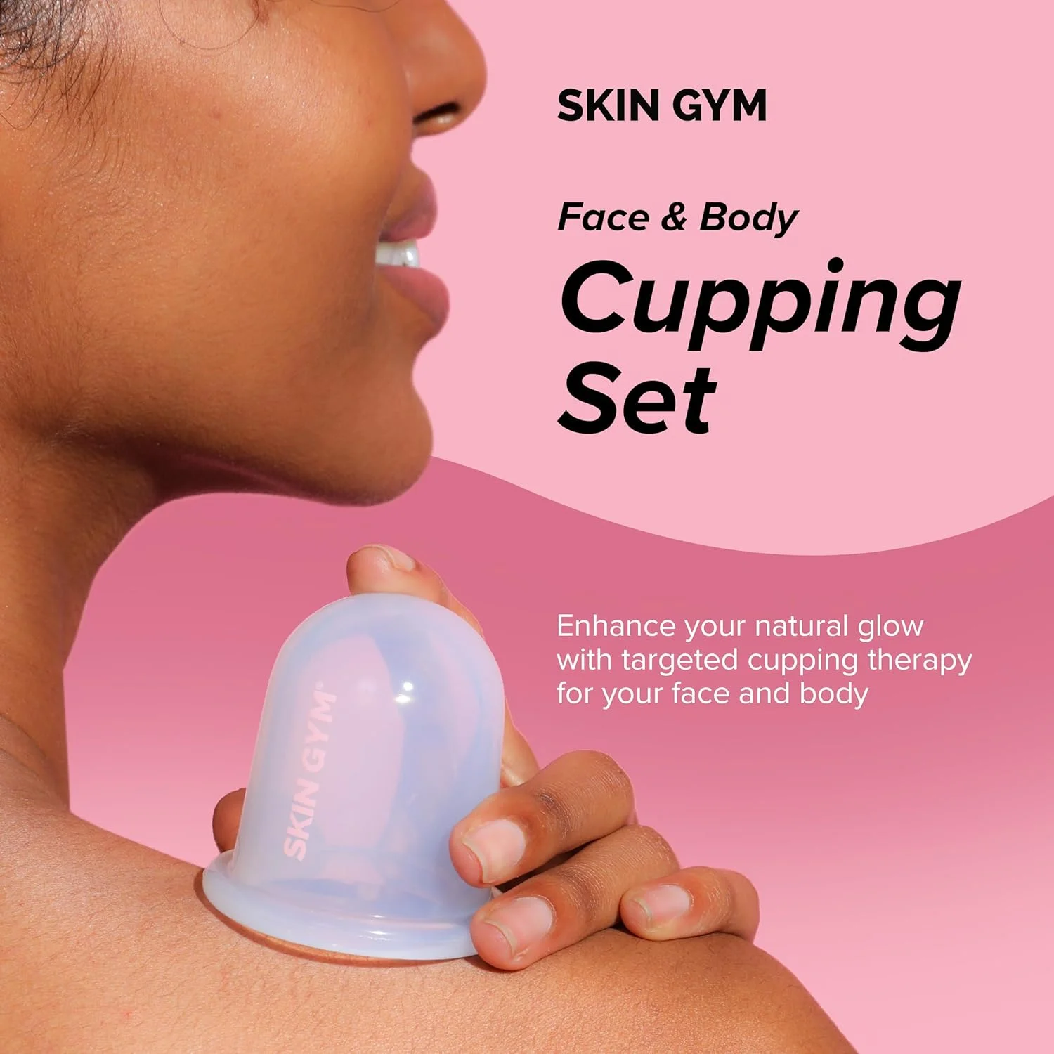 مجموعه کاپینگ صورت و بدن Skin Gym - ماساژ مکشی با فنجان - کاهش سلولیت و چین و چروک