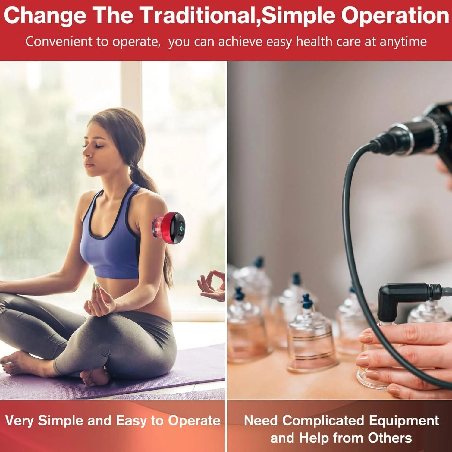 دستگاه ماساژور حجامت الکتریکی هوشمند SmartGrist، ابزار ماساژ گوا شا، ماساژور ضد سلولیت، دستگاه وکیوم تراپی 3 در 1 با 12 سطح دما و مکش، فنجان دستی قابل شارژ دستگاه ماساژور حجامت الکتریکی هوشمند SmartGrist، ابزار ماساژ گوا شا، ماساژور ضد سلولیت، دستگاه وکیوم تراپی 3 در 1 با 12 سطح دما و مکش، فنجان دستی قابل شارژ