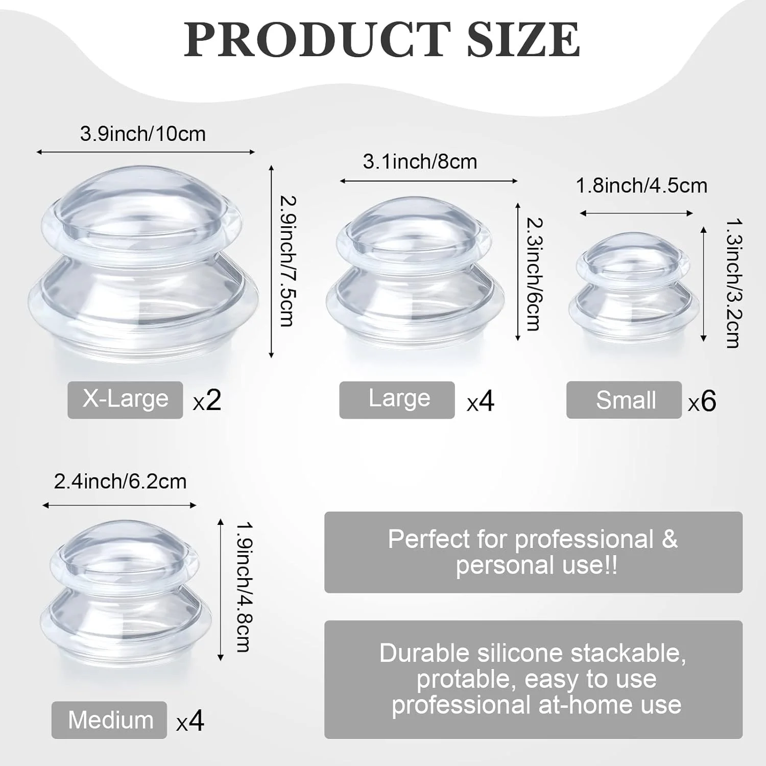 ست حجامت سیلیکونی سایهود شامل 16 قطعه در 4 سایز مختلف، مناسب برای ماساژ و استفاده حرفهای در استودیو و منزل، جهت کاهش سلولیت، تسکین درد عضلات، مفاصل و اعصاب ست حجامت سیلیکونی سایهود شامل 16 قطعه در 4 سایز مختلف، مناسب برای ماساژ و استفاده حرفهای در استودیو و منزل، جهت کاهش سلولیت، تسکین درد عضلات، مفاصل و اعصاب