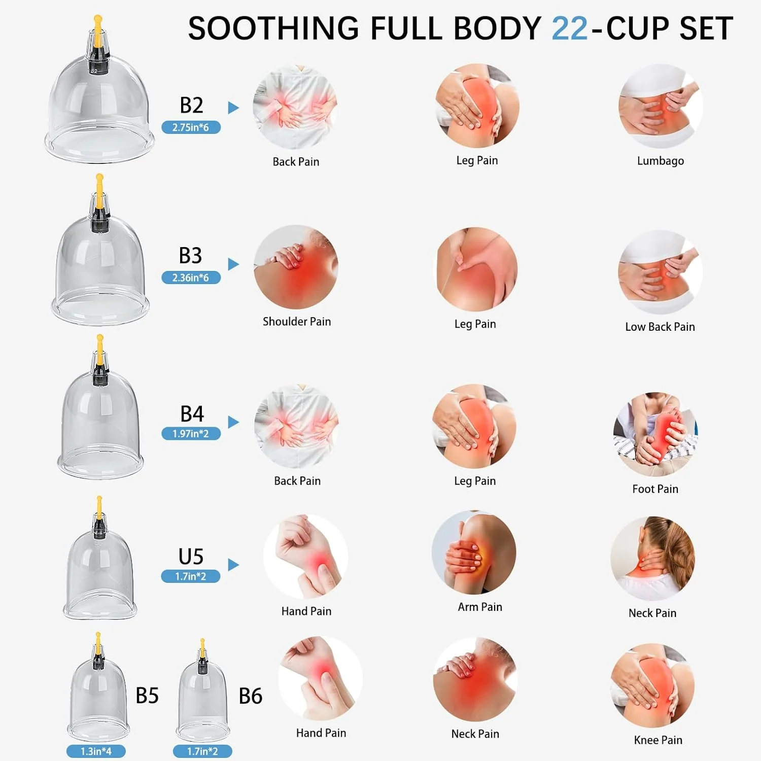 مجموعه حجامت حرفه ای 22 تایی برای ماساژ درمانی خانگی، قابل حمل با دسته، مجموعه دستگاه حجامت SafeShell با پمپ مغناطیسی خلاء، مجموعه ماساژ حجامت سلولیت مجموعه حجامت حرفه ای 22 تایی برای ماساژ درمانی خانگی، قابل حمل با دسته، مجموعه دستگاه حجامت SafeShell با پمپ مغناطیسی خلاء، مجموعه ماساژ حجامت سلولیت