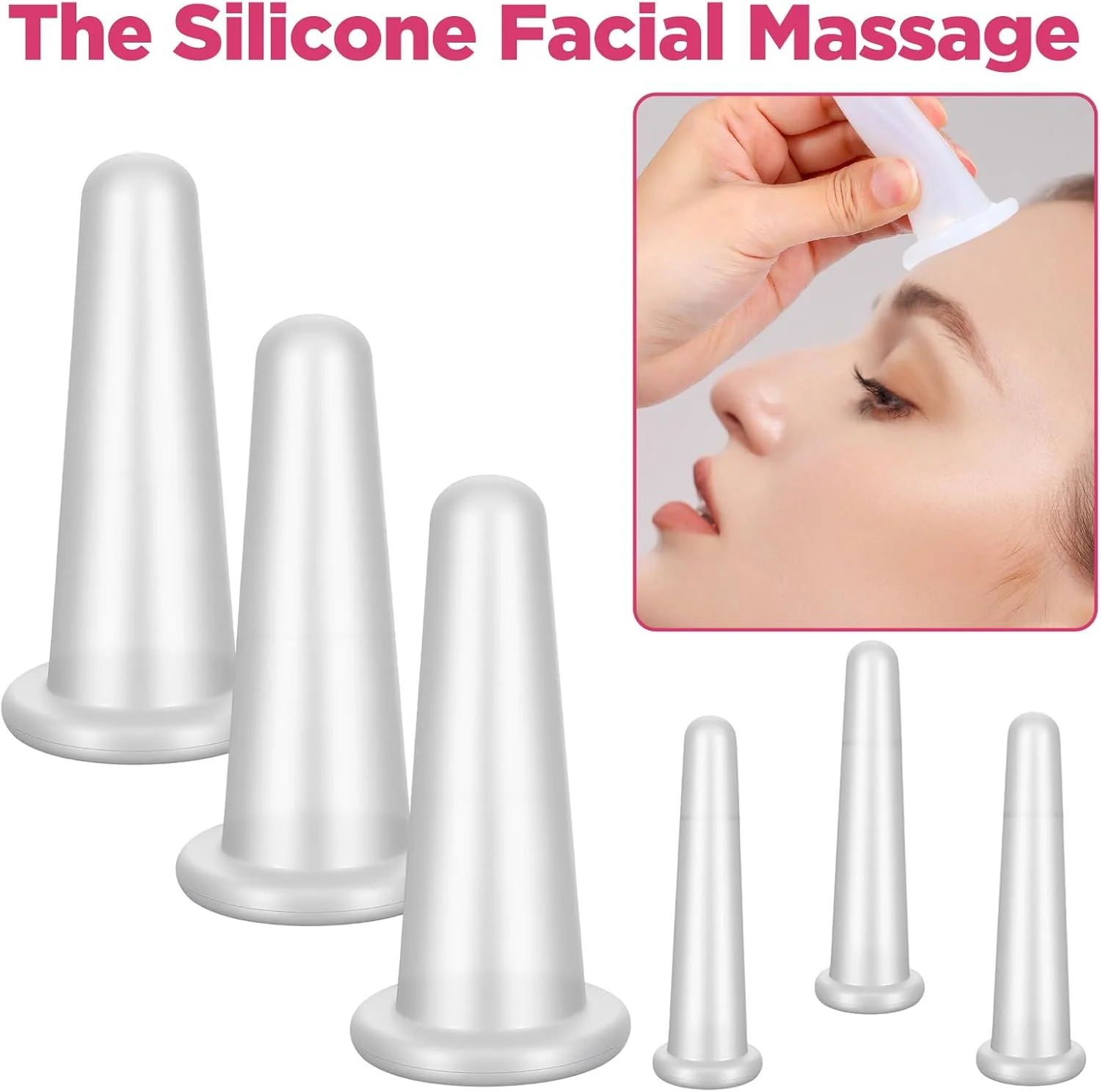 ست ۶ عددی کاپینگ ماساژ شفاف، کاپ های سیلیکونی کوچک صورت، مراقبت از پوست گردن، پشت و چشم، کاپ ماساژ صورت، استفاده ایمن، ماساژور صورت قابل حمل برای مردان و زنان ست ۶ عددی کاپینگ ماساژ شفاف، کاپ های سیلیکونی کوچک صورت، مراقبت از پوست گردن، پشت و چشم، کاپ ماساژ صورت، استفاده ایمن، ماساژور صورت قابل حمل برای مردان و زنان