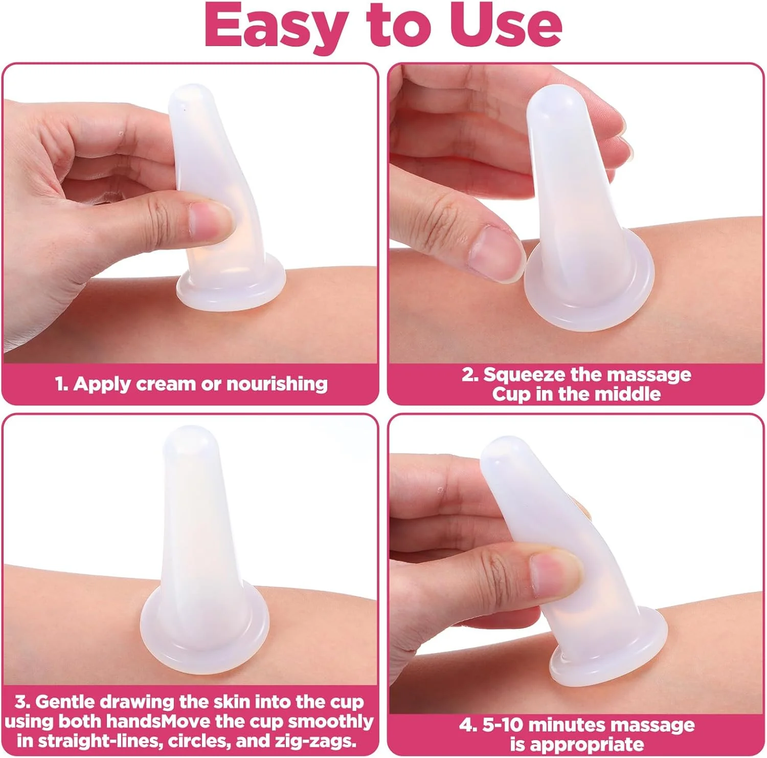 ست ۶ عددی کاپینگ ماساژ شفاف، کاپ های سیلیکونی کوچک صورت، مراقبت از پوست گردن، پشت و چشم، کاپ ماساژ صورت، استفاده ایمن، ماساژور صورت قابل حمل برای مردان و زنان ست ۶ عددی کاپینگ ماساژ شفاف، کاپ های سیلیکونی کوچک صورت، مراقبت از پوست گردن، پشت و چشم، کاپ ماساژ صورت، استفاده ایمن، ماساژور صورت قابل حمل برای مردان و زنان