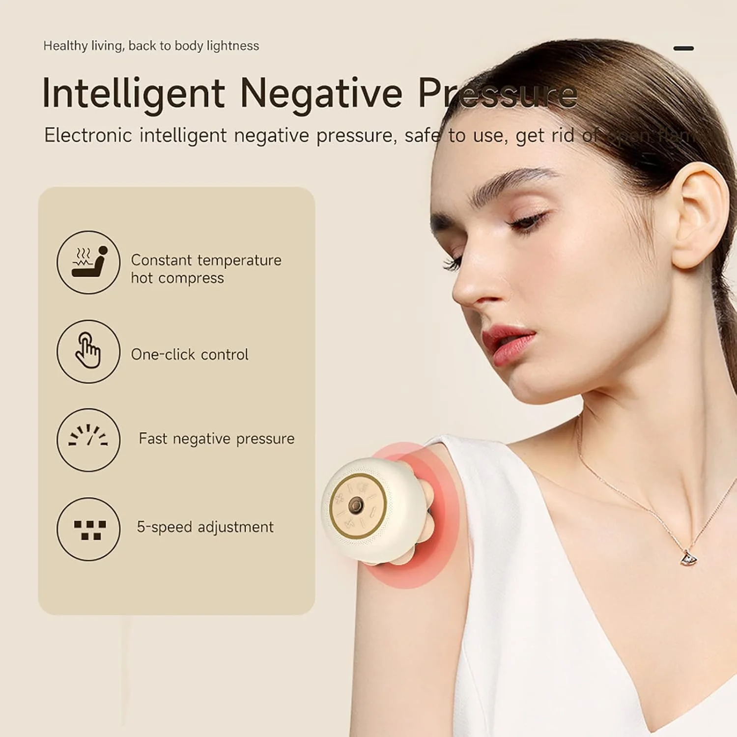 ماساژور حجامت خلاء TPARIS، ست حجامت قابل شارژ، 4 حالت، 5 سطح تنظیم دما، کنترل با یک کلیک، فشار منفی سریع، برای حجامت پشت، بدن، عضلات پا و بازو ماساژور حجامت خلاء TPARIS، ست حجامت قابل شارژ، 4 حالت، 5 سطح تنظیم دما، کنترل با یک کلیک، فشار منفی سریع، برای حجامت پشت، بدن، عضلات پا و بازو