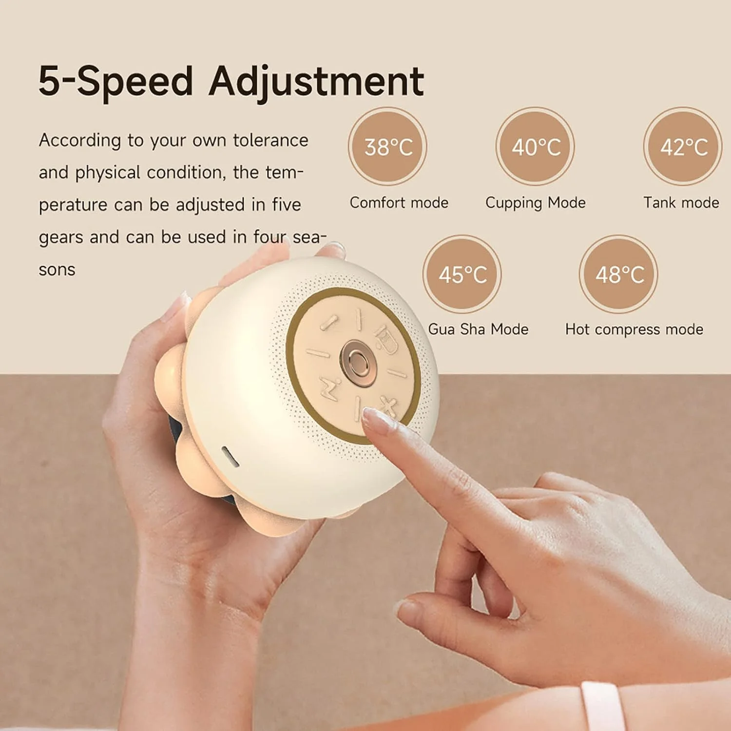 ماساژور حجامت خلاء TPARIS، ست حجامت قابل شارژ، 4 حالت، 5 سطح تنظیم دما، کنترل با یک کلیک، فشار منفی سریع، برای حجامت پشت، بدن، عضلات پا و بازو ماساژور حجامت خلاء TPARIS، ست حجامت قابل شارژ، 4 حالت، 5 سطح تنظیم دما، کنترل با یک کلیک، فشار منفی سریع، برای حجامت پشت، بدن، عضلات پا و بازو