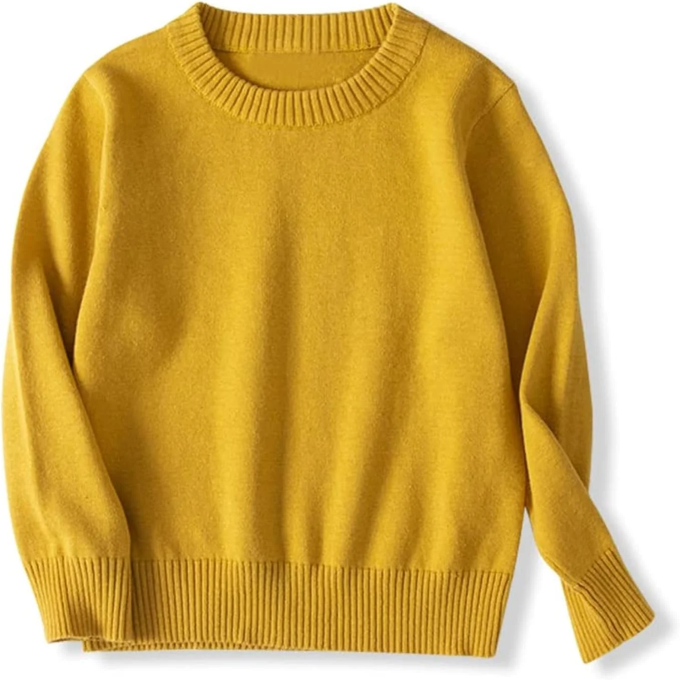 پلیور بافتنی یقه گرد نخی آستین بلند لباس فرم پسرانه و دخترانه