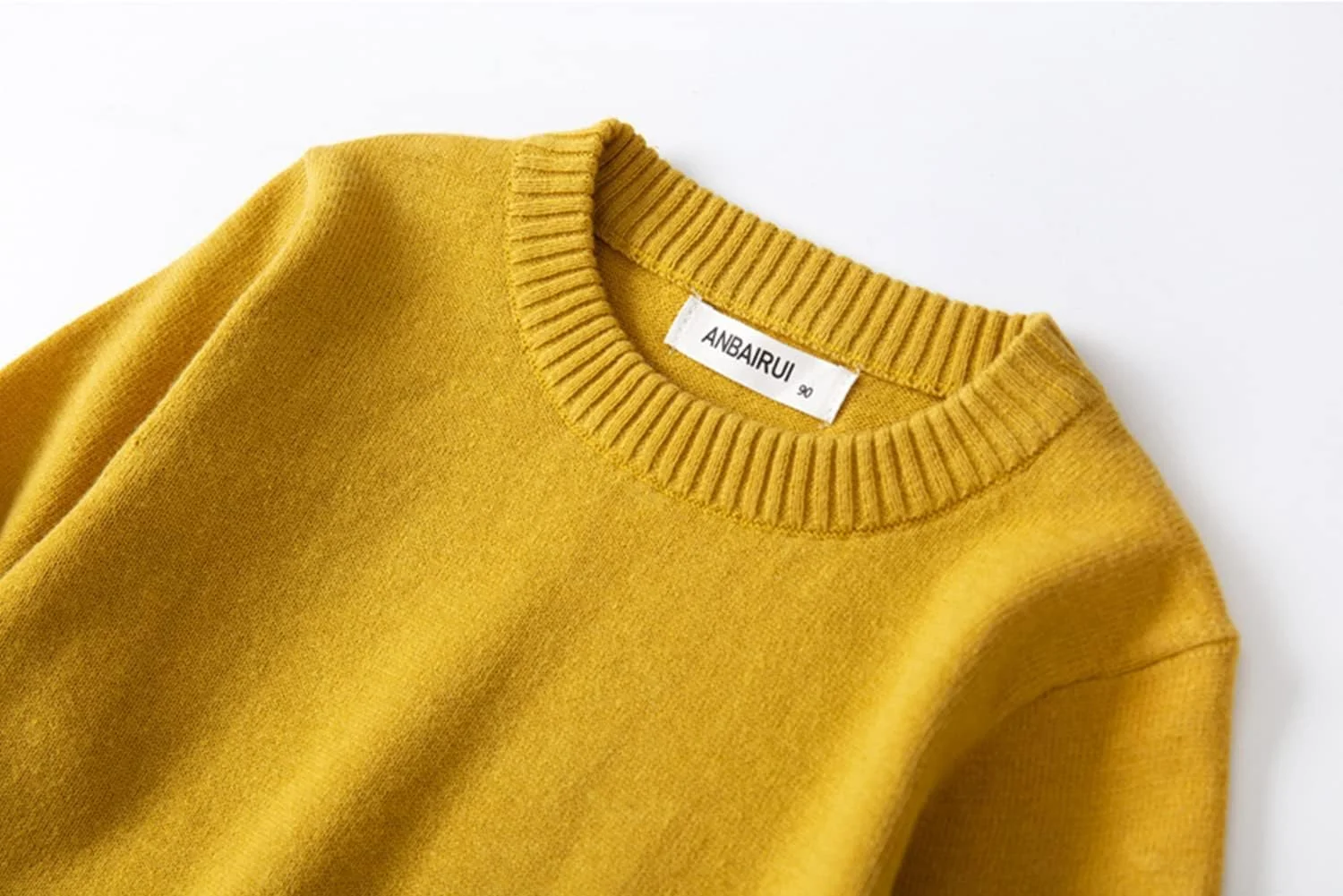 پلیور بافتنی یقه گرد نخی آستین بلند لباس فرم پسرانه و دخترانه