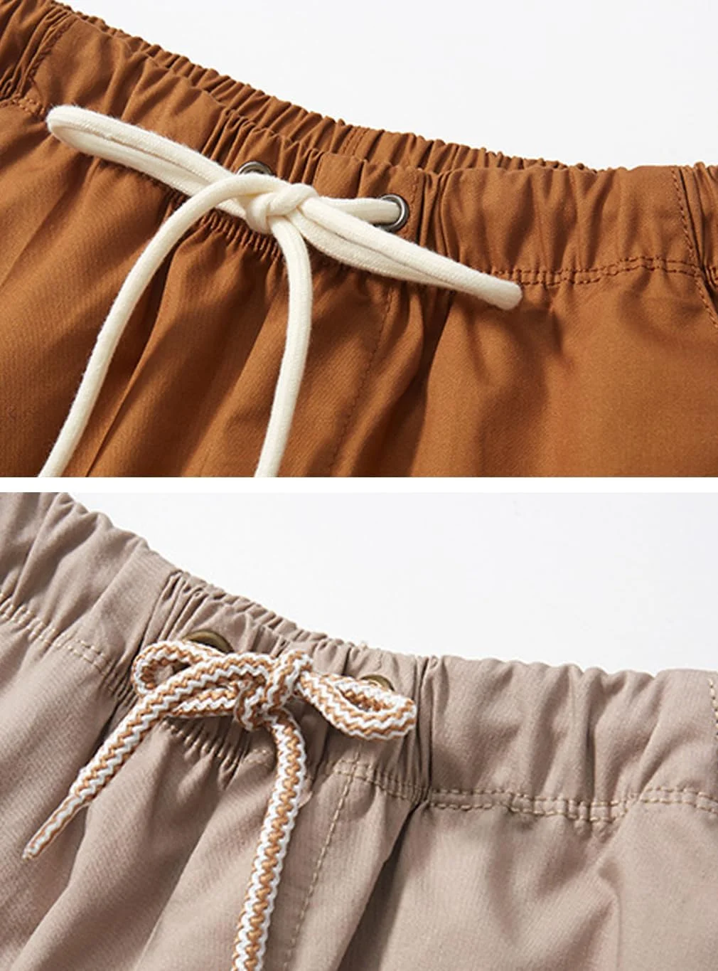 شورت تابستانی پسرانه بچگانه Acestar، بسته 2 عددی، با بند کشی - شورت های نخی و راحت برای کودک، مناسب برای ورزش و فعالیت