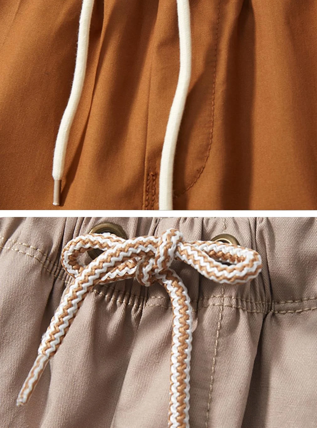 شورت تابستانی پسرانه بچگانه Acestar، بسته 2 عددی، با بند کشی - شورت های نخی و راحت برای کودک، مناسب برای ورزش و فعالیت