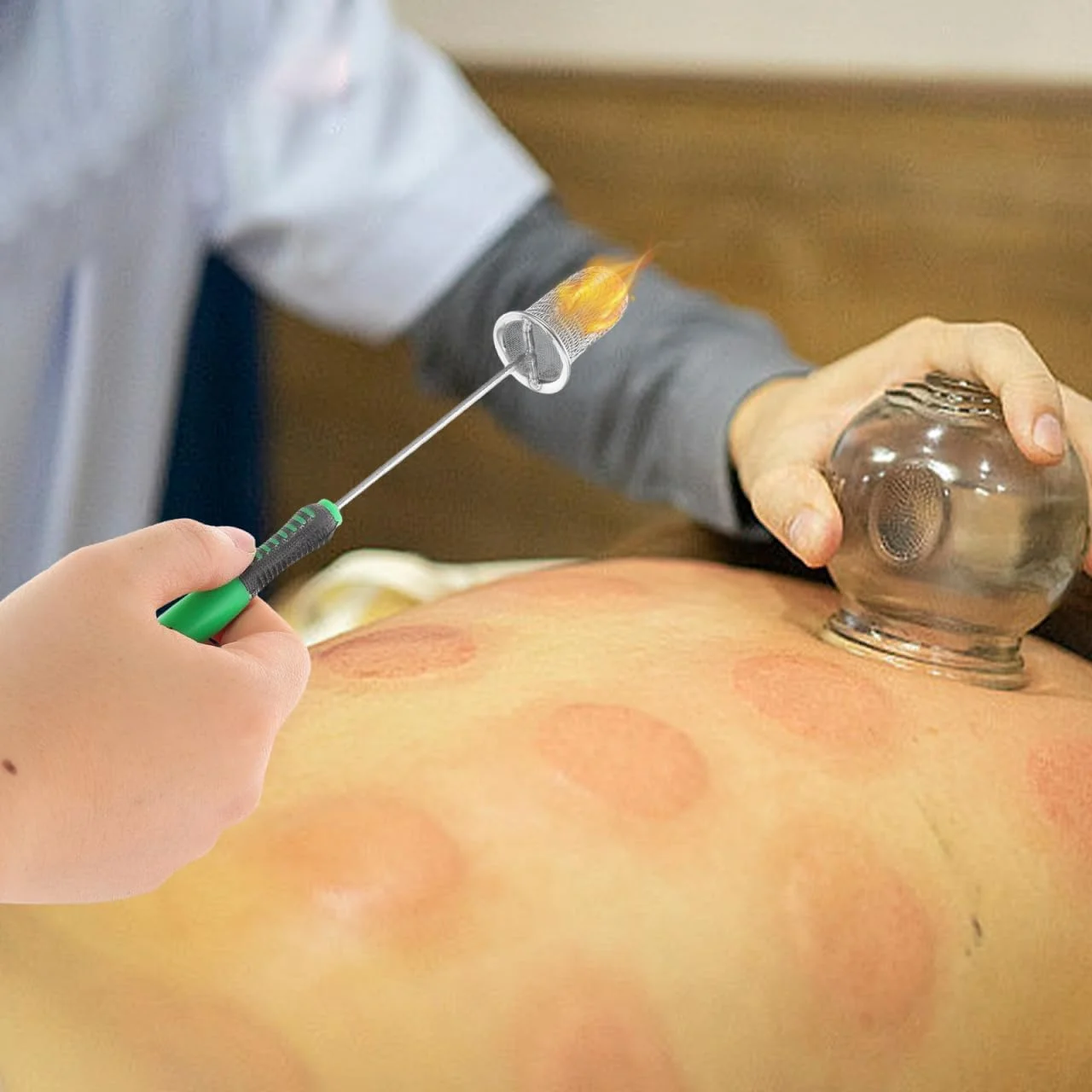 میله آتش زنه حجامت قابل حمل Veemoon، ابزار احتراق مجدد، لوازم ماساژ حجامت سنتی میله آتش زنه حجامت قابل حمل Veemoon، ابزار احتراق مجدد، لوازم ماساژ حجامت سنتی