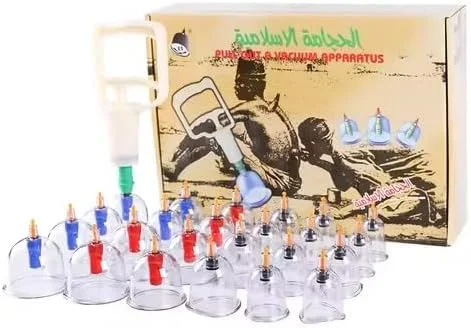 مجموعه حجامت خلاء – فنجان های درمانی – 12 فنجان، مکش چند سایز، ماساژ بافت عمیق، افزایش جریان خون و ریکاوری، ایده آل برای شانه، کمر و تسکین عضلات