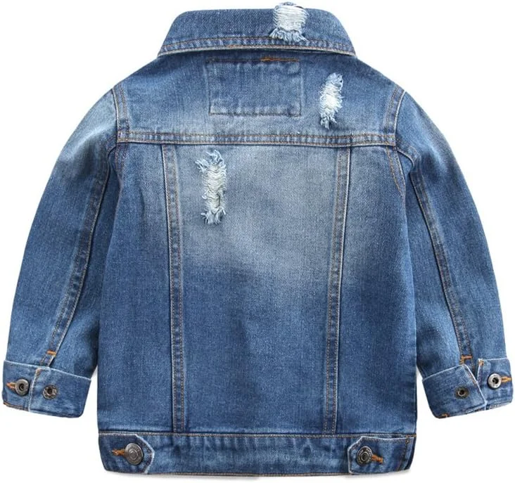 کت جین دکمه دار پسرانه پایه