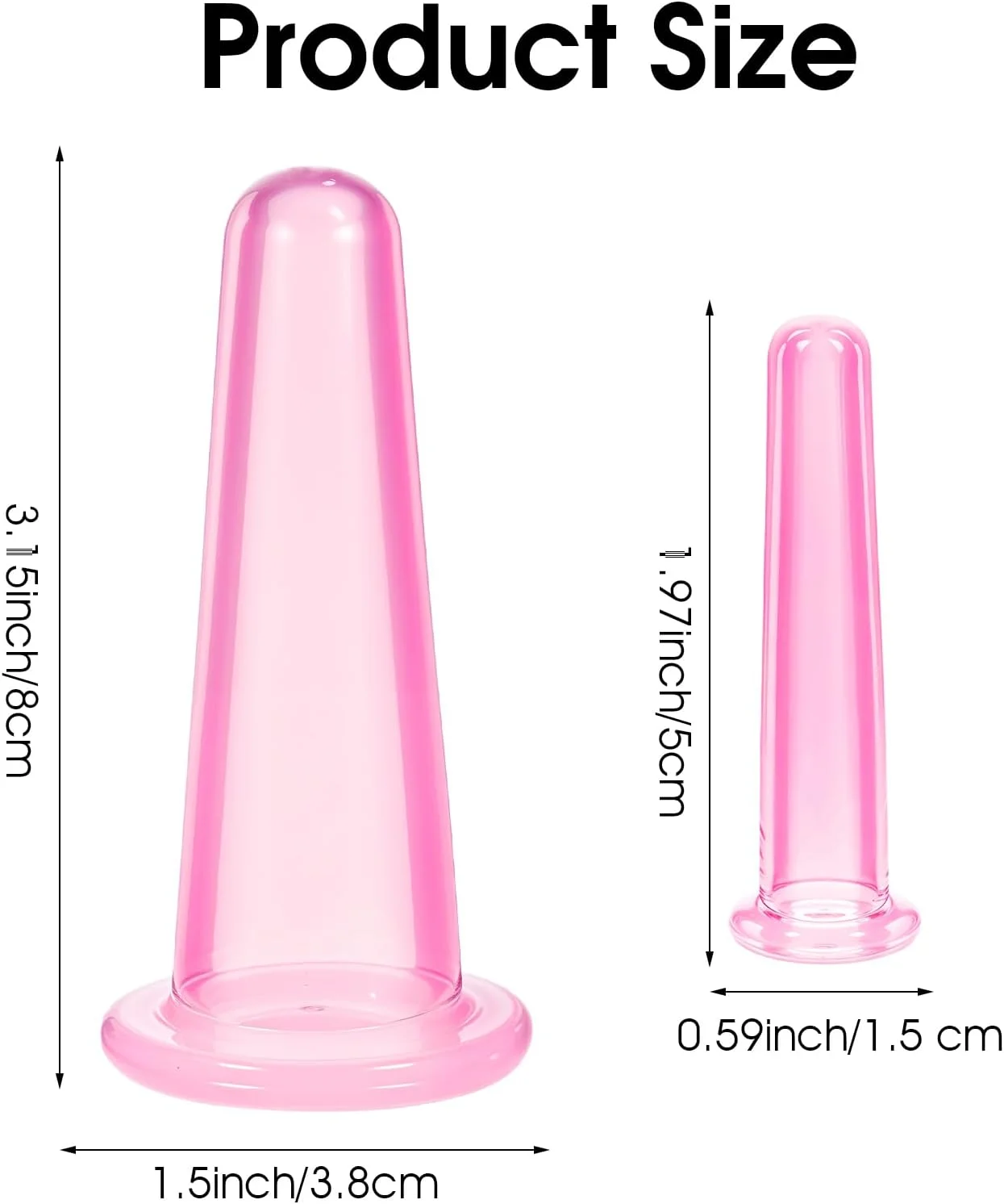 مجموعه ۴ عددی کاپ صورت، کاپ های پلاستیکی برای ماساژ صورت و چشم، ابزار ماساژ ضد سلولیت برای تناسب اندام صورت و مراقبت از پوست (۲ کوچک + ۲ بزرگ) (شفاف) مجموعه ۴ عددی کاپ صورت، کاپ های پلاستیکی برای ماساژ صورت و چشم، ابزار ماساژ ضد سلولیت برای تناسب اندام صورت و مراقبت از پوست (۲ کوچک + ۲ بزرگ) (شفاف)