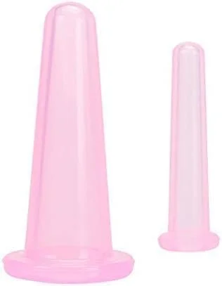 ست ۴ عددی مینی ماساژ کاپینگ صورتی، فنجان های سیلیکونی ماساژ صورت، ابزار مراقبت از پوست، فنجان ماساژ گردن، پشت و چشم، استفاده ایمن و بدون نگرانی از سوختگی