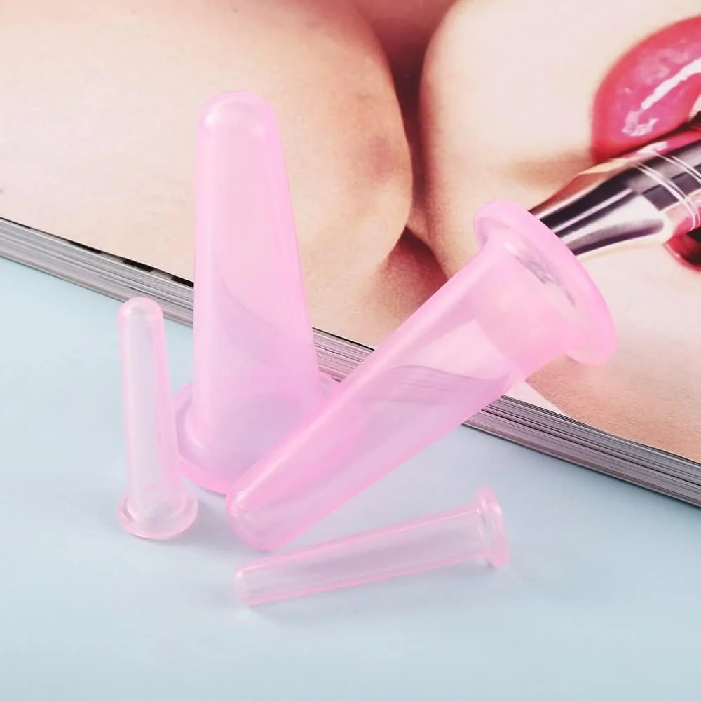 ست ۴ عددی لیوان ماساژ صورت سیلیکونی، کیت فنجان ماساژ خلاء برای بدن، فنجان ماساژ برای صورت، گردن، پشت، چشم، قوطی های مکش خلاء، ماساژور ضد سلولیت، مراقبت بهداشتی (صورتی) ست ۴ عددی لیوان ماساژ صورت سیلیکونی، کیت فنجان ماساژ خلاء برای بدن، فنجان ماساژ برای صورت، گردن، پشت، چشم، قوطی های مکش خلاء، ماساژور ضد سلولیت، مراقبت بهداشتی (صورتی)