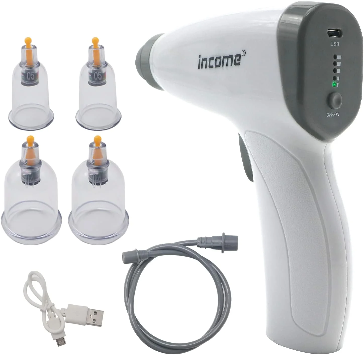 دستگاه حجامت برقی قابل حمل زیلامپو، دستگاه ماساژ و مراقبت بدن با پمپ و 4 فنجان مکش خلاء، کیت ماساژور حجامت برقی برای استفاده خانگی دستگاه حجامت برقی قابل حمل زیلامپو، دستگاه ماساژ و مراقبت بدن با پمپ و 4 فنجان مکش خلاء، کیت ماساژور حجامت برقی برای استفاده خانگی