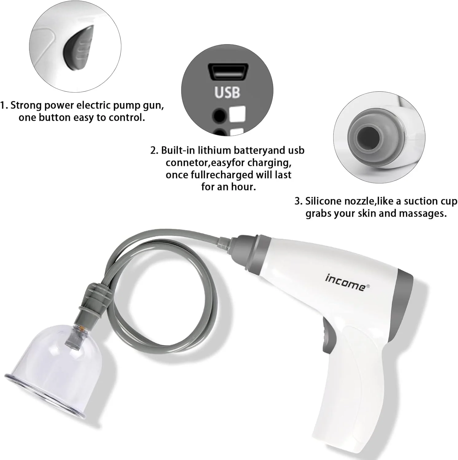دستگاه حجامت برقی قابل حمل زیلامپو، دستگاه ماساژ و مراقبت بدن با پمپ و 4 فنجان مکش خلاء، کیت ماساژور حجامت برقی برای استفاده خانگی دستگاه حجامت برقی قابل حمل زیلامپو، دستگاه ماساژ و مراقبت بدن با پمپ و 4 فنجان مکش خلاء، کیت ماساژور حجامت برقی برای استفاده خانگی