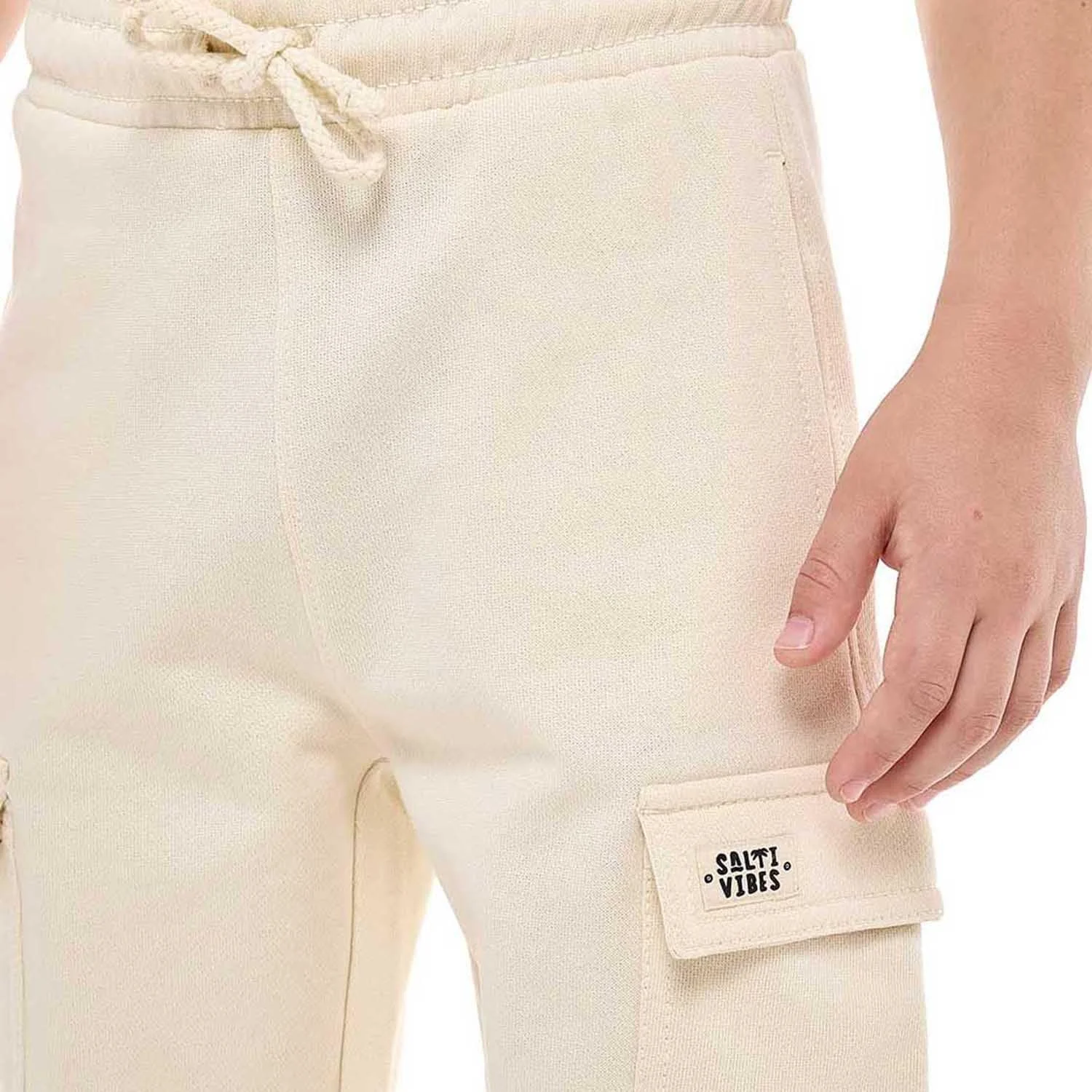 شلوار جاگر پسرانه R&B مدل 325-0804KB085-2 با کمر بند دار